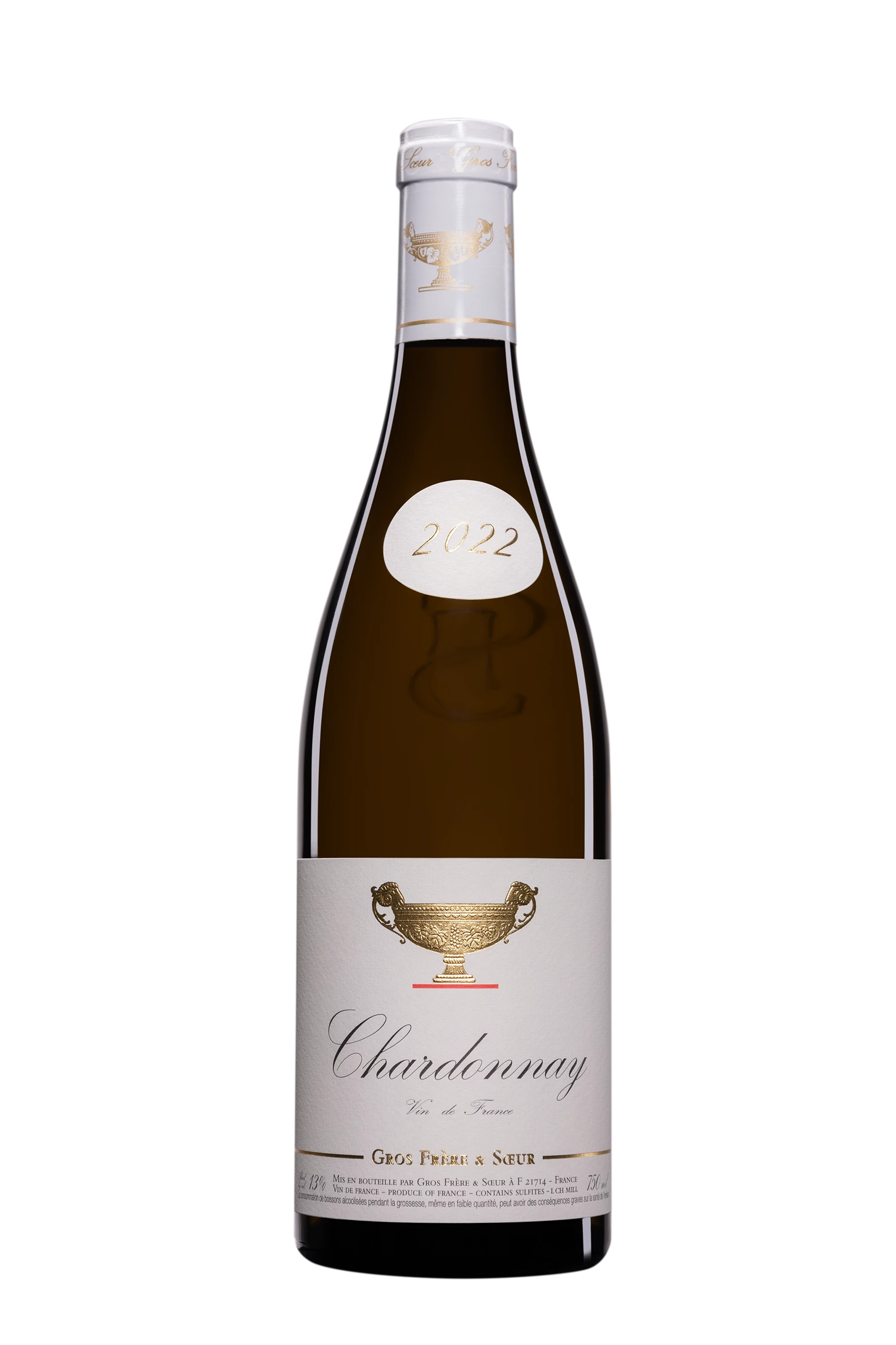 Domaine Gros Frère & Soeur - Vin de France "Chardonnay" Blanc 2022 13°, 75cl