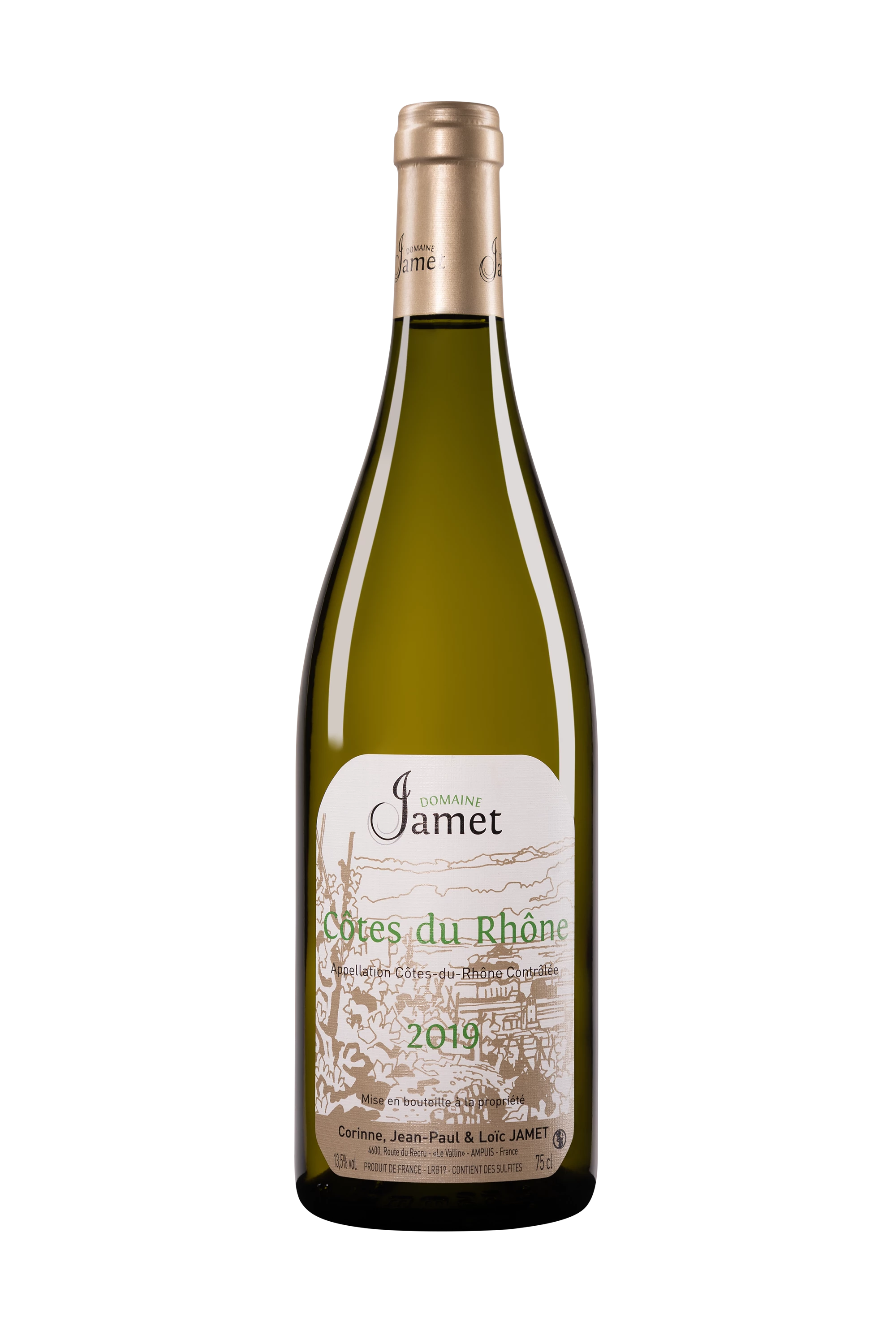 Domaine Jamet - Côtes du Rhône Blanc 2019, 75cl