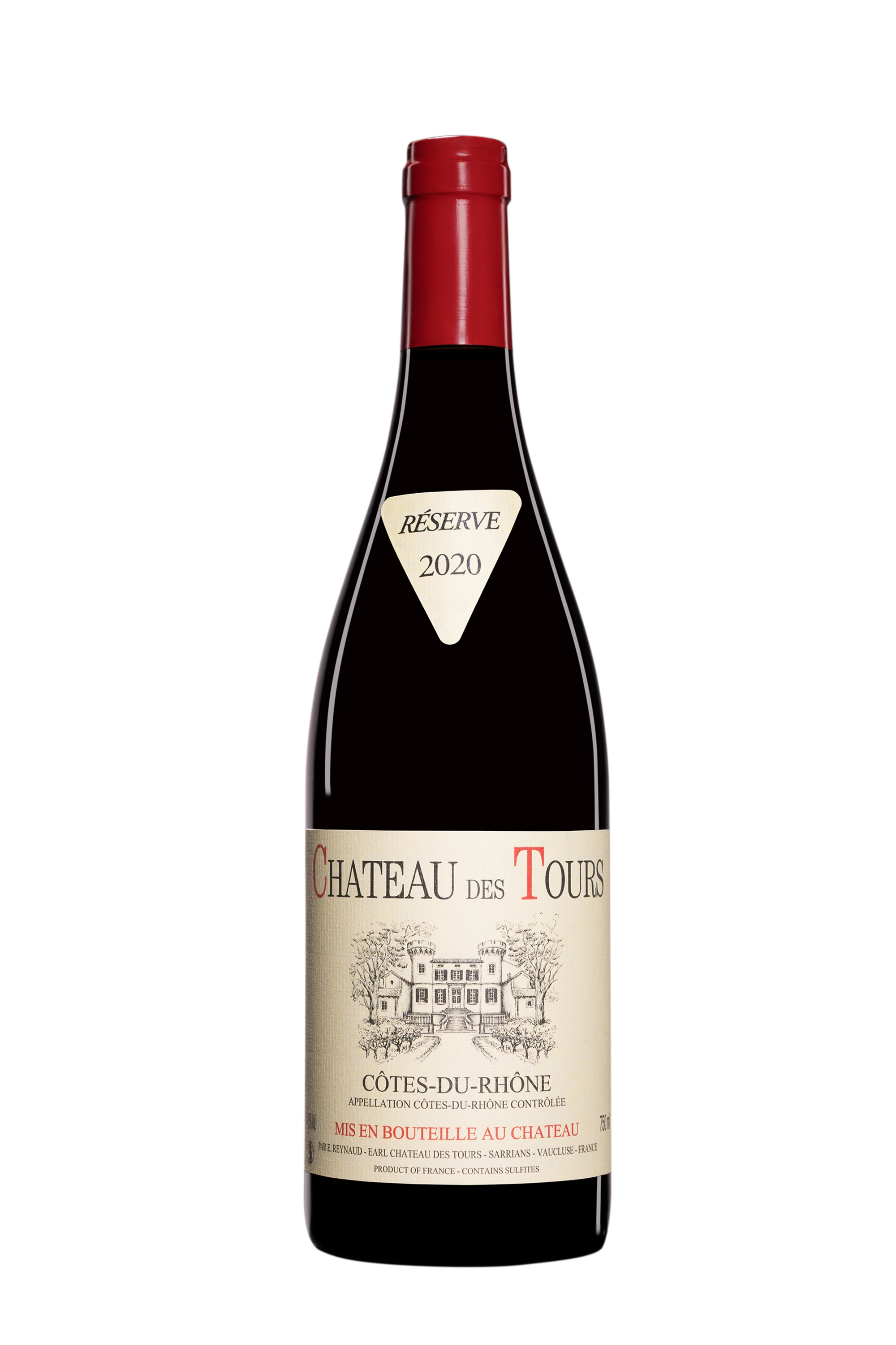 Château des Tours - Côtes du Rhône Rouge 2020 14.5°, 75cl