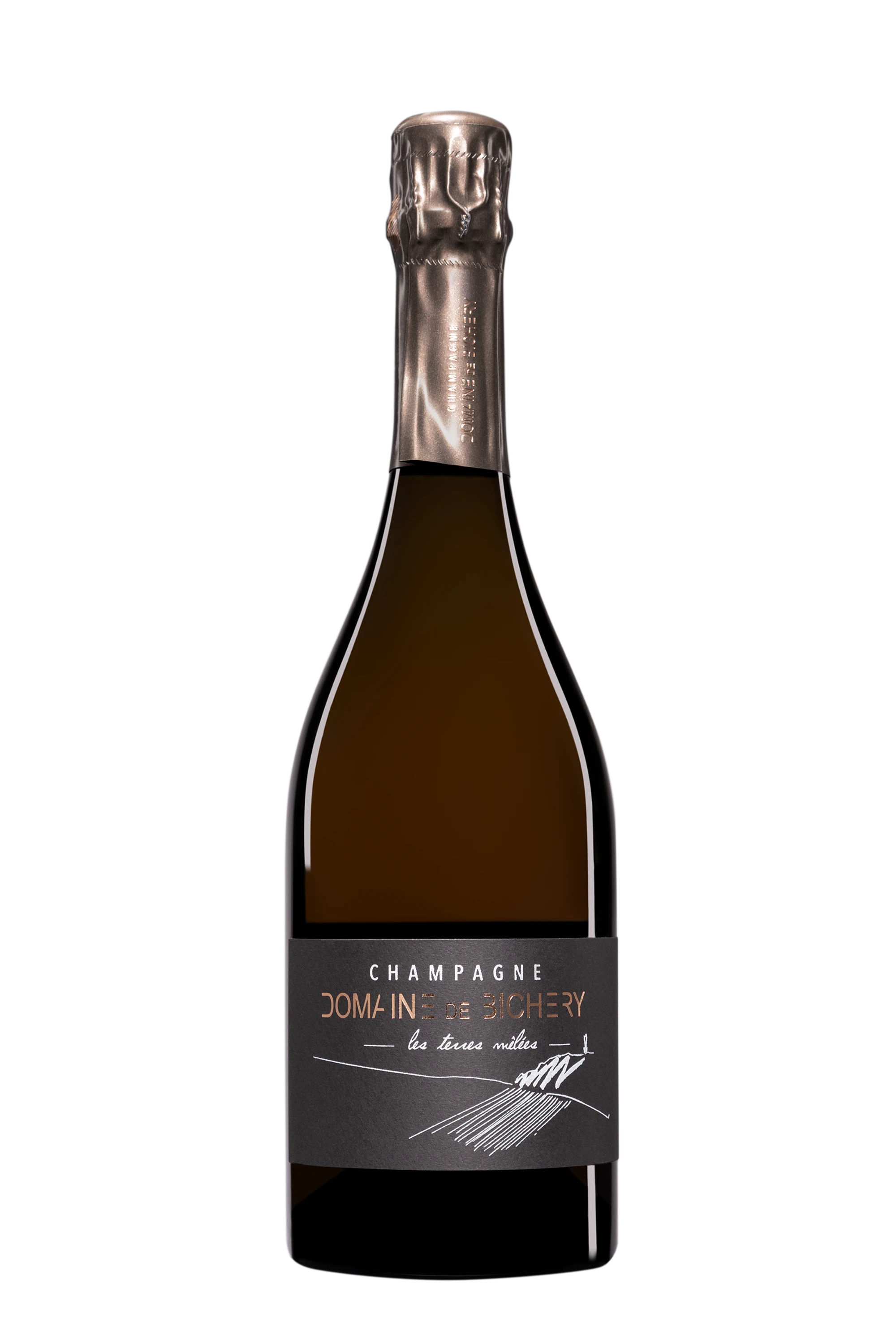 Domaine de Bichery - Champagne Brut Nature Blanc de Noirs "Les Terres Mêlées" Blanc Vendange 2021 Dégorgement 03.2024 12.5°, 75cl