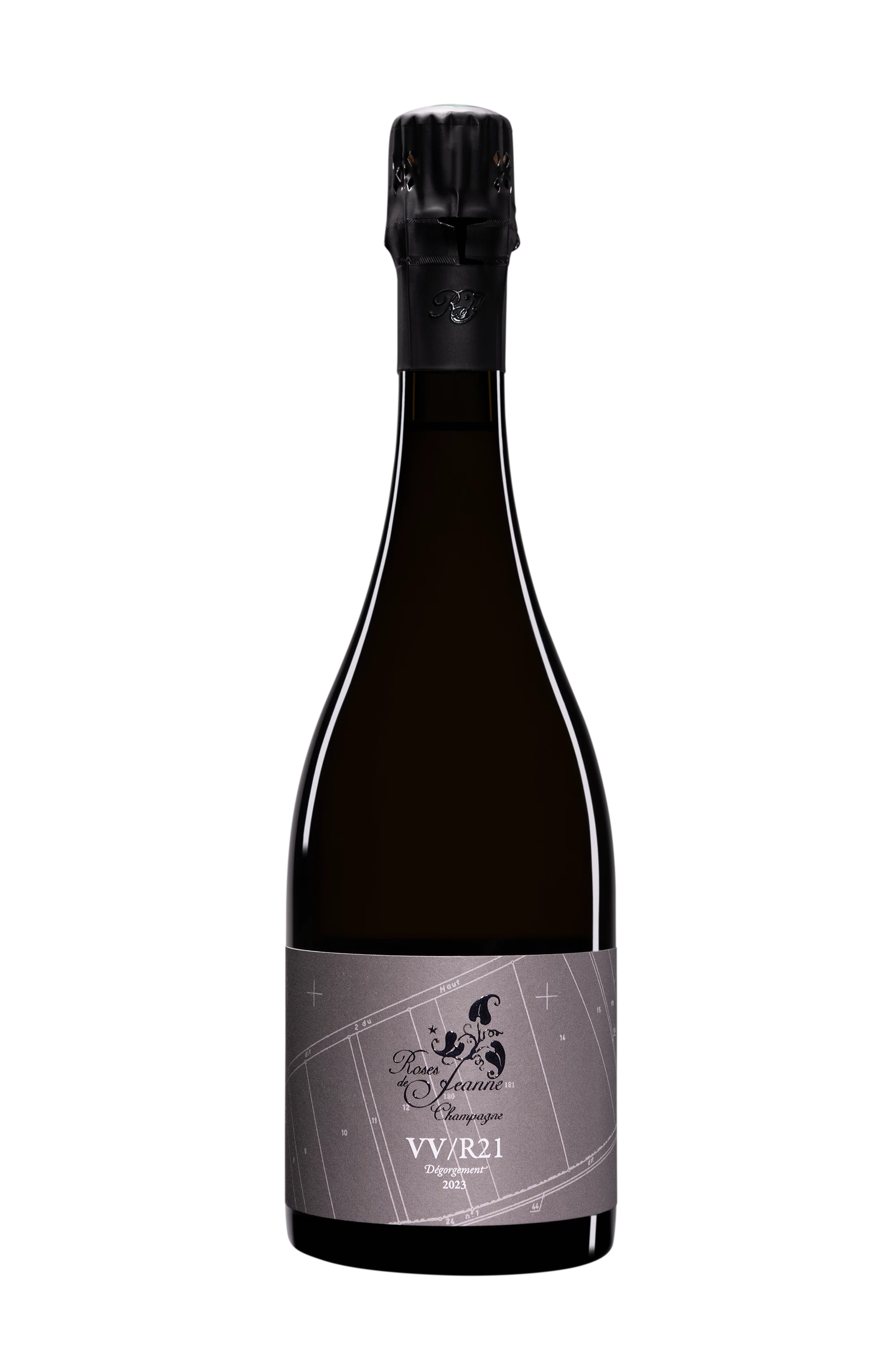 Domaine Roses de Jeanne - Champagne Brut Blanc de Noirs "Cote de Val Vilaine" Blanc Vendange 2021 Dégorgement 2023 12.5°, 75cl