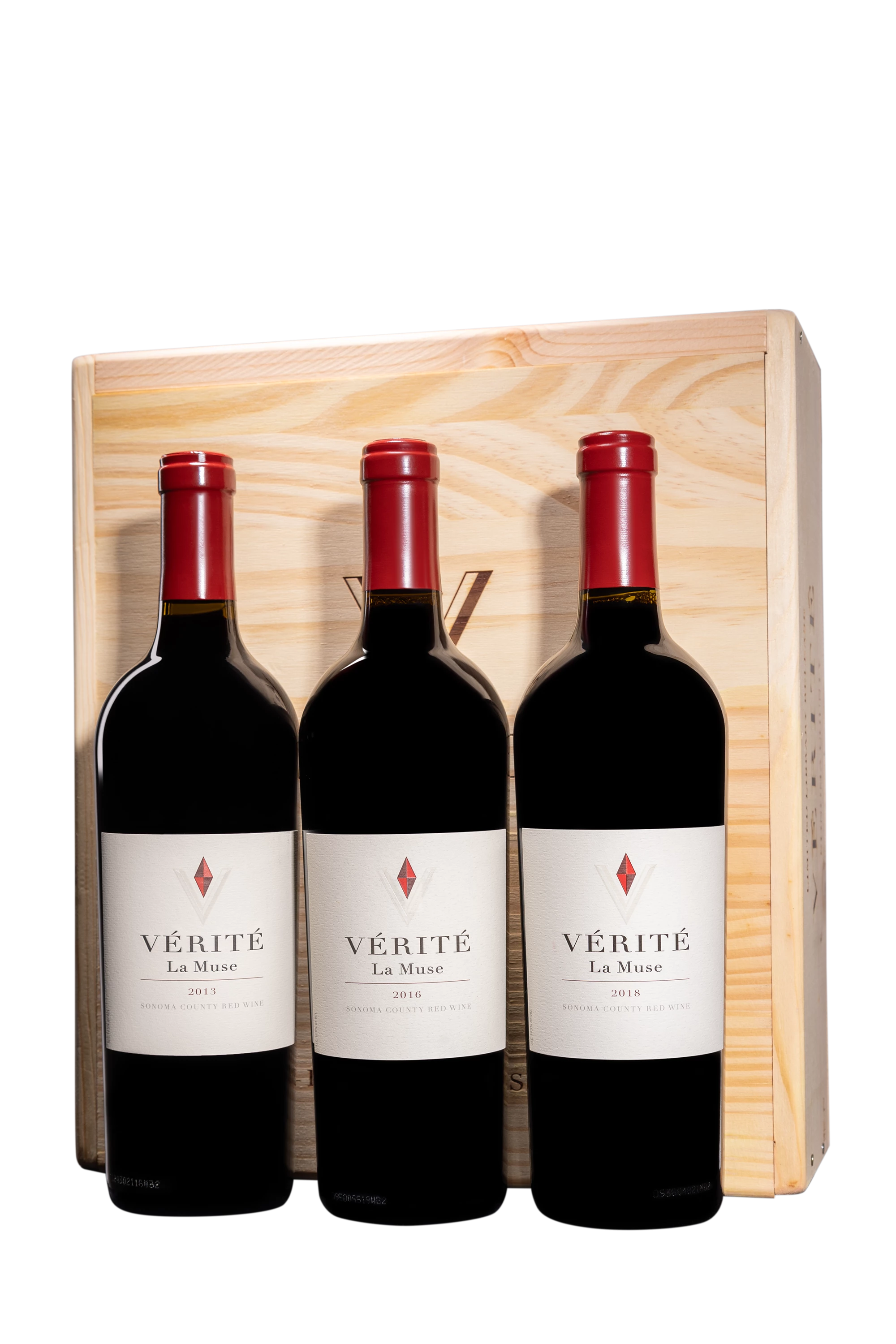 Vérité - Caisse Assortiment "La Muse" Rouge 2013-2016-2018, 225cl