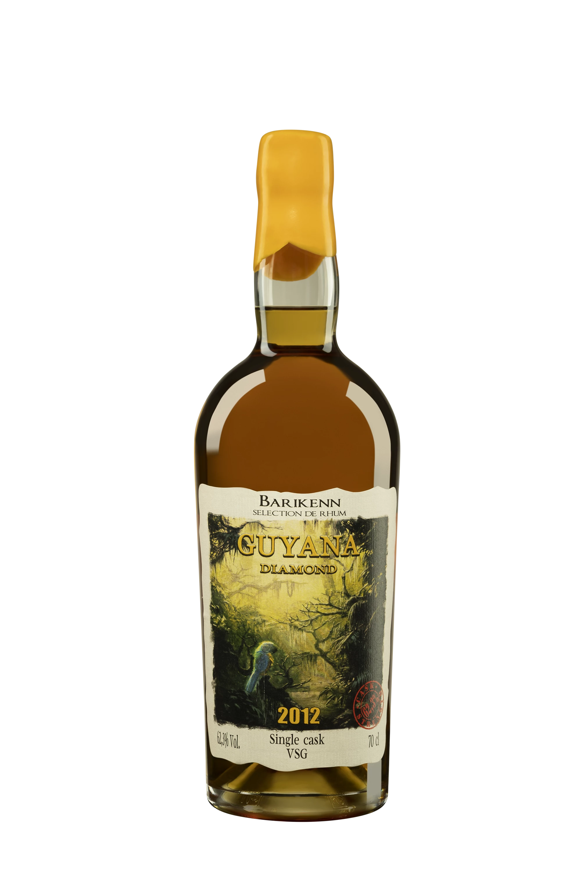 Barikenn - Molasses British Guyana Rhum "10 Ans Diamond - Single Cask - VSG" Brun 2012 62.3° Giftbox, 70cl