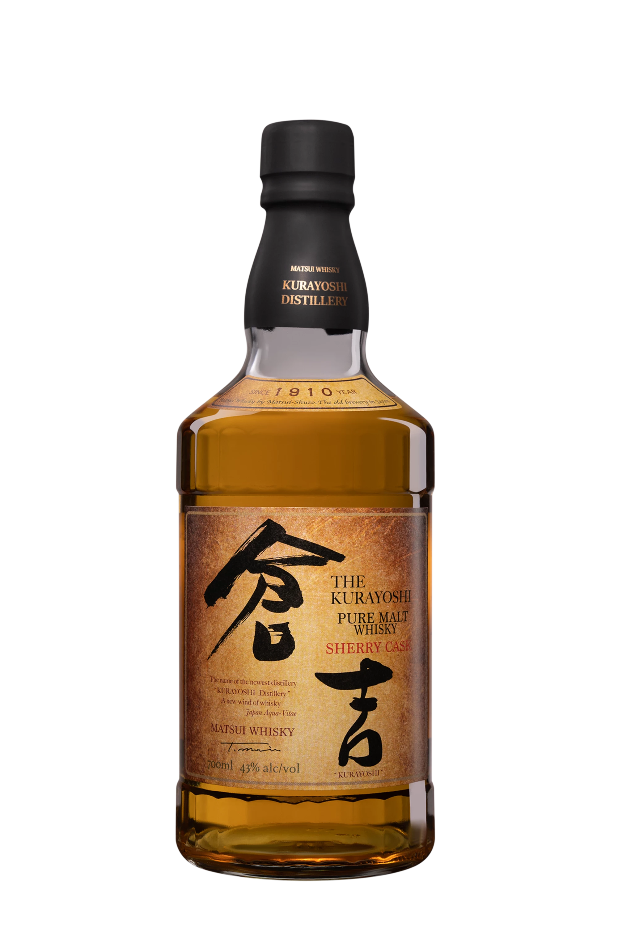 Kurayoshi - Blended Malt Japanese Whisky "Pure Malt - Sherry Cask" 43° Giftbox, 70cl