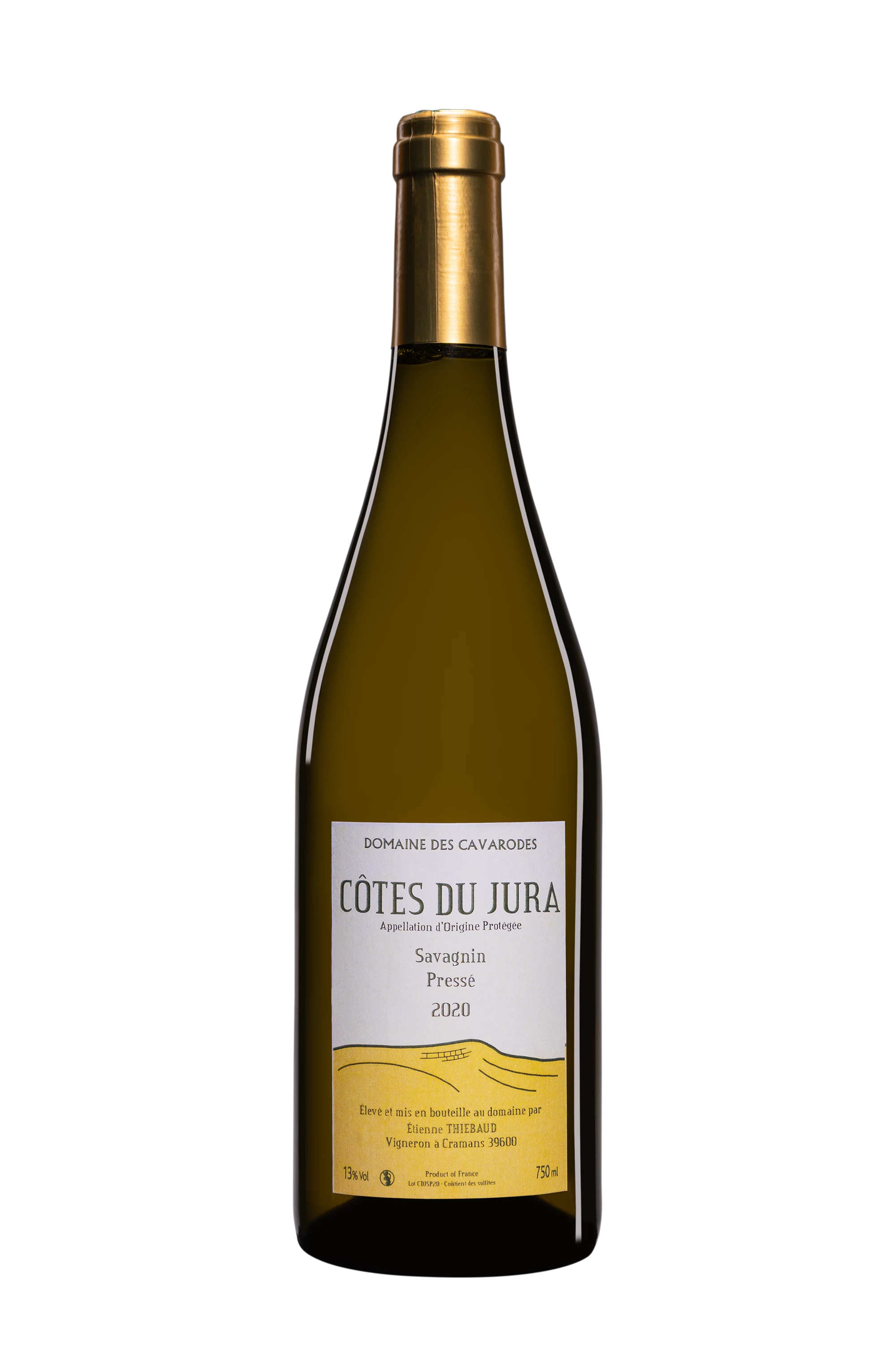 Domaine de Cavarodes - Côtes du Jura "Savagnin Pressé" Blanc 2020, 75cl