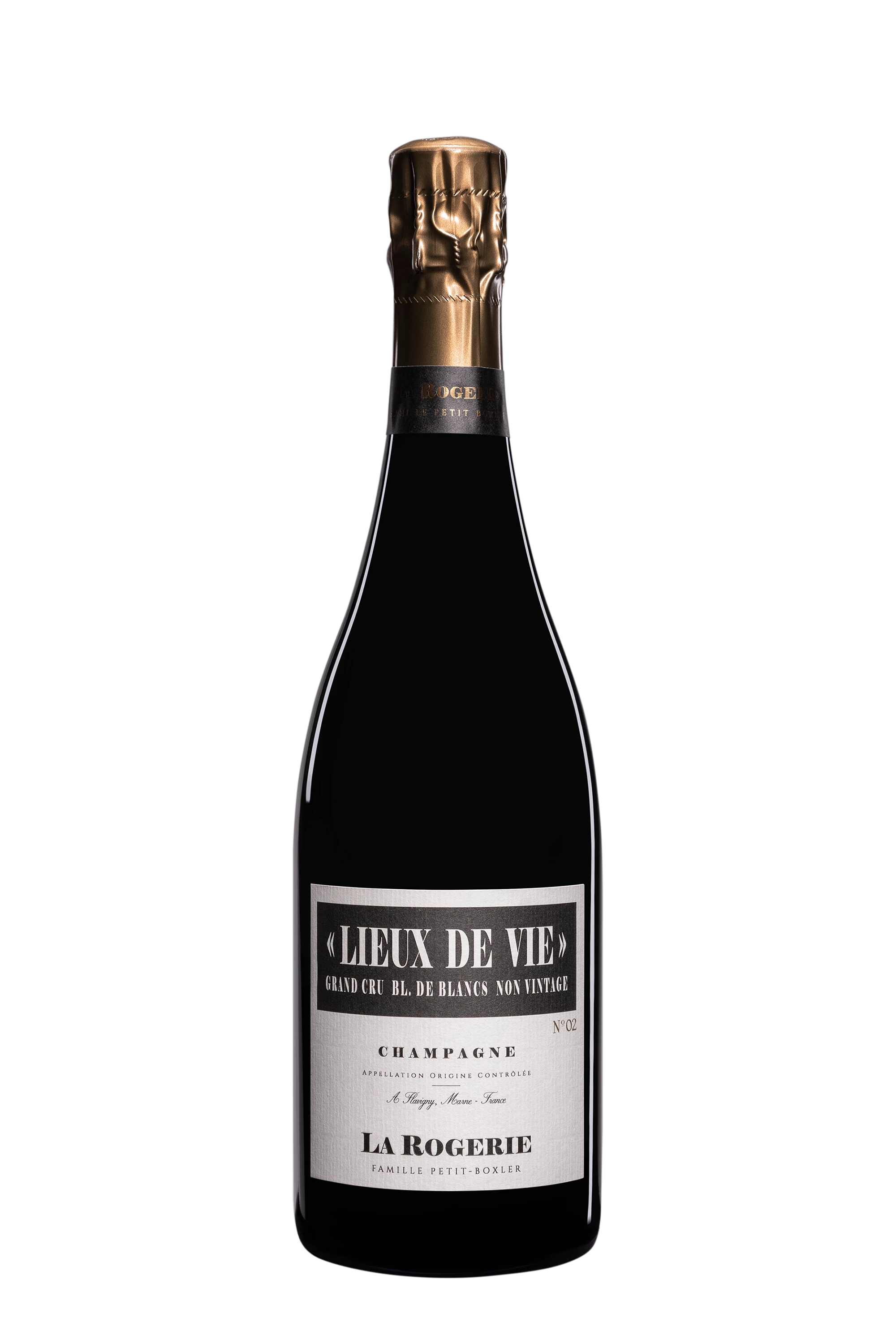 Domaine La Rogerie - Champagne Extra-Brut Grand Cru Blanc de Blancs "Lieux de Vie" Blanc NV 12.5°, 75cl