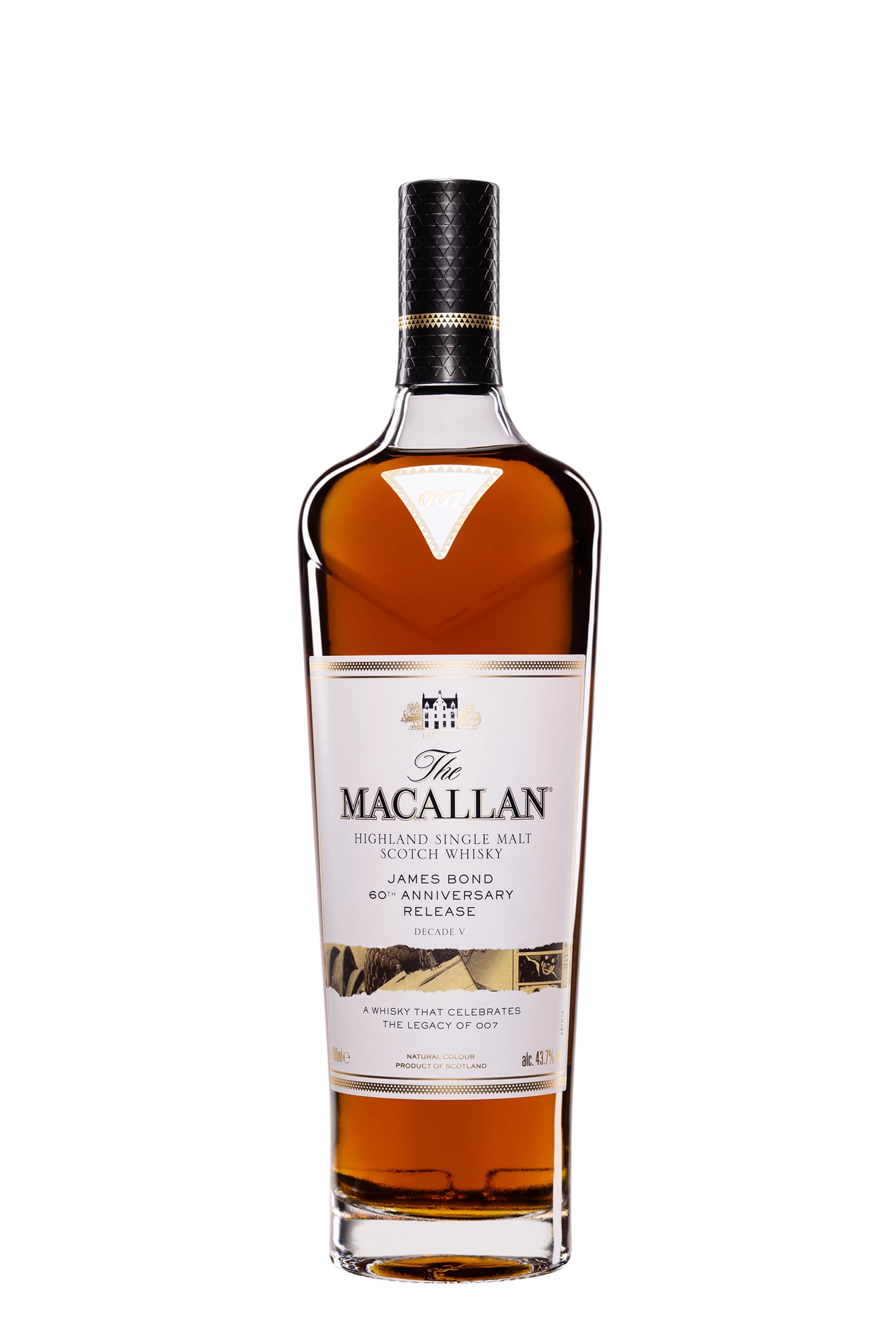 The Macallan - Single Malt Scotch Whisky "James Bond 60th Anniversary - Decade 5" 43.7° Giftbox, 70cl