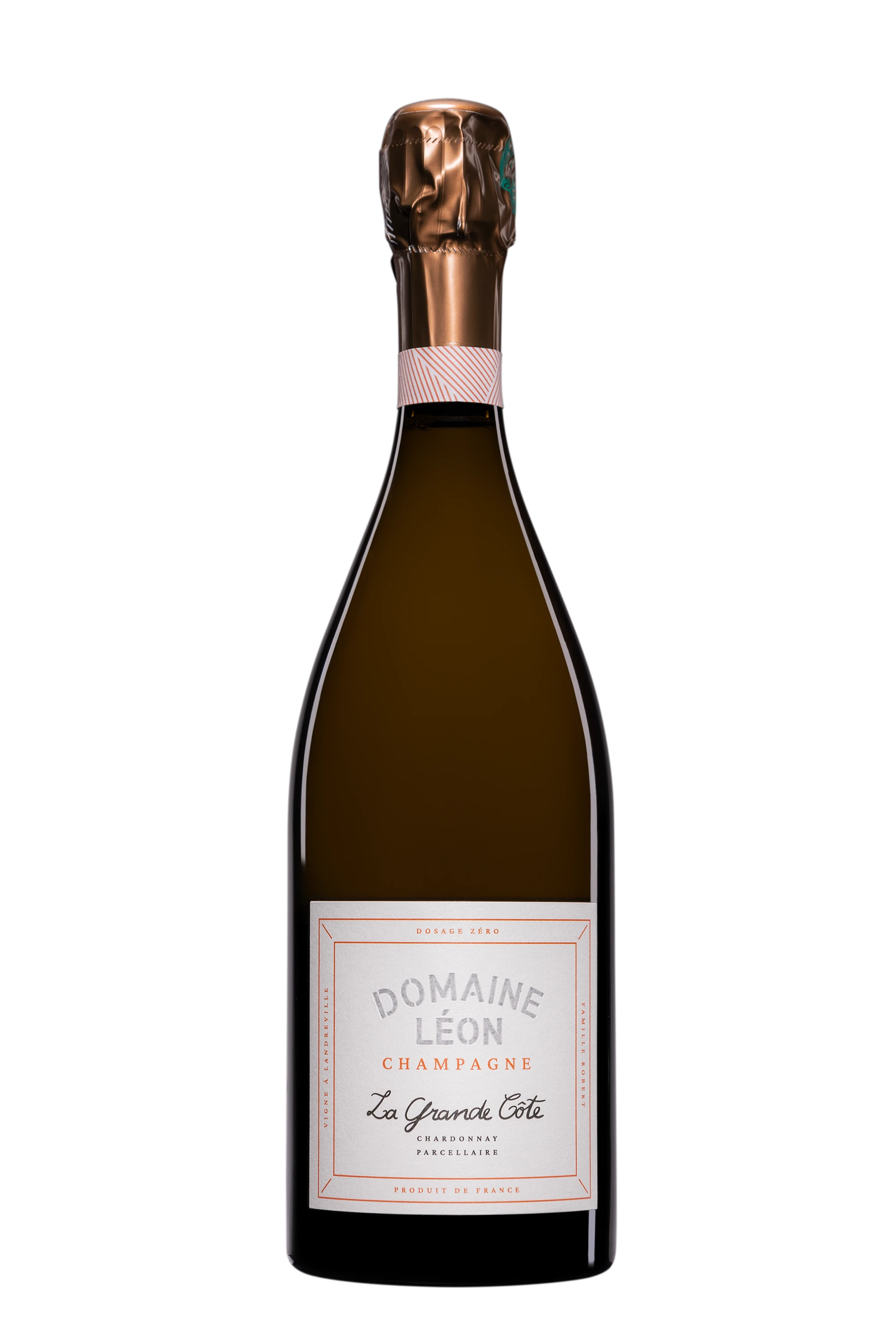 Domaine Léon - Champagne Brut Nature Blanc de Blancs "La Grande Côte" Blanc Vendange 2021 Dégorgement 12.2023 12.5°, 75cl