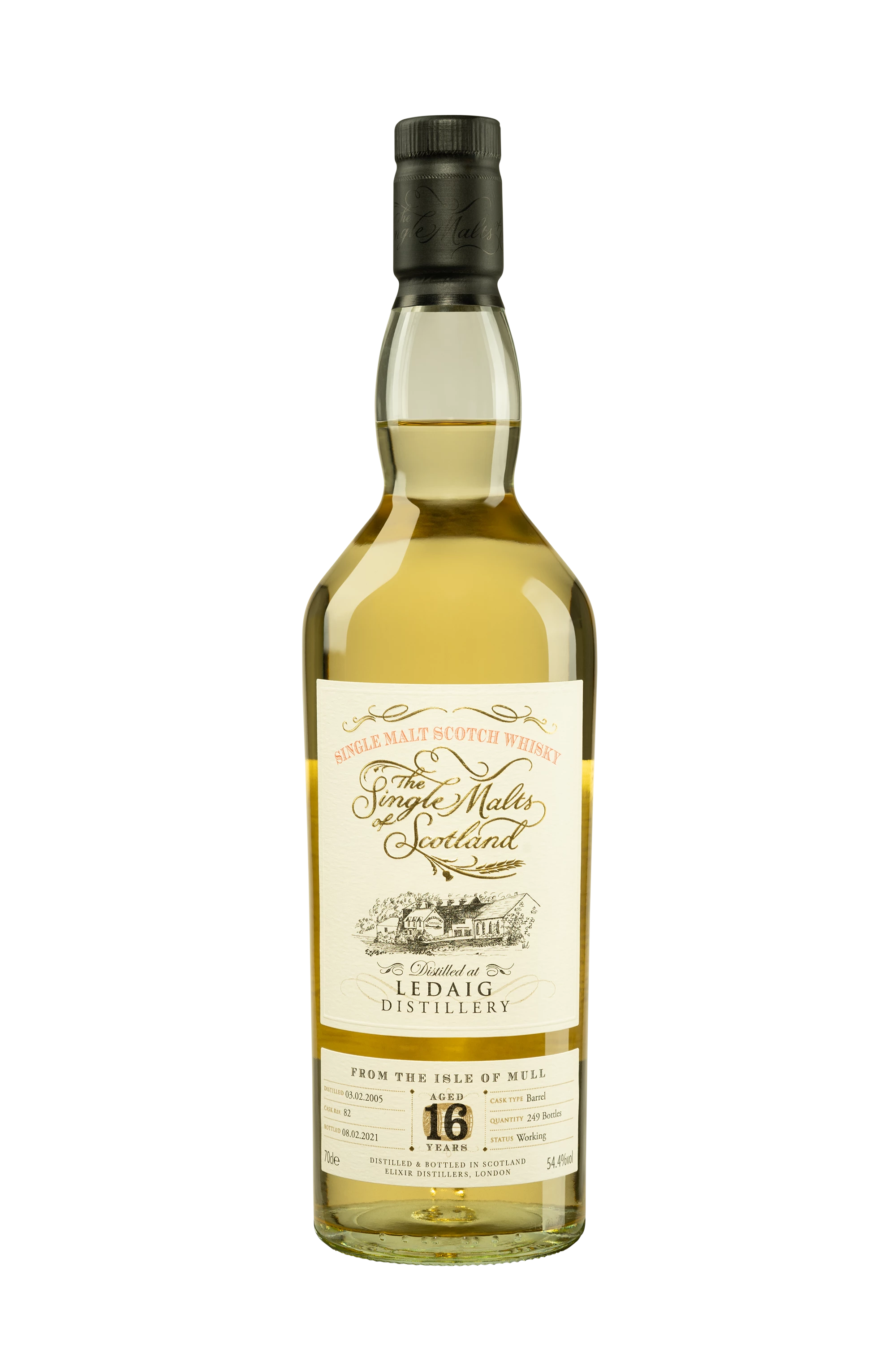 The Single Malt of Scotland - Single Malt Scotch Whisky "16 Ans Ledaig" 2005 54.4° Giftbox, 70cl