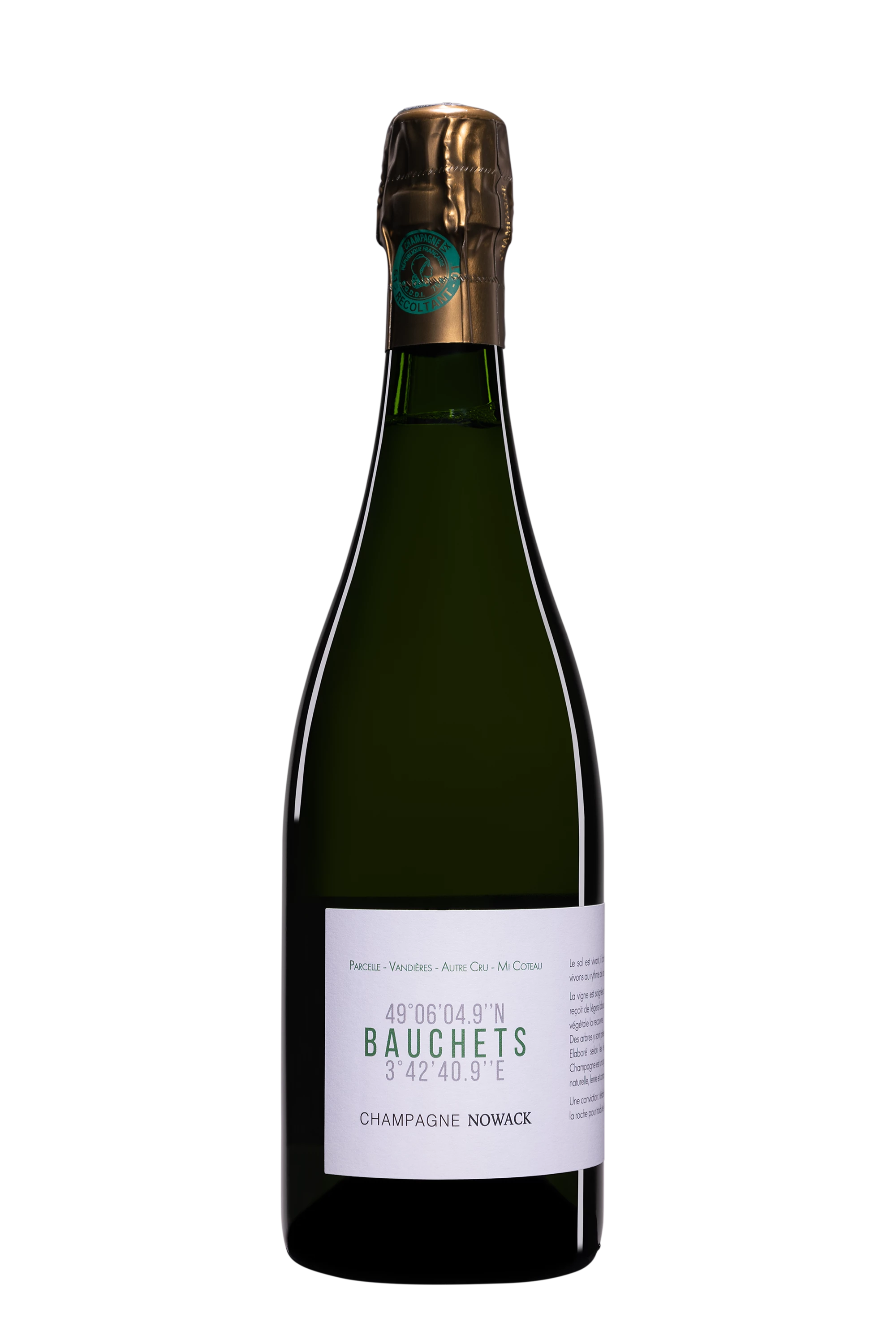 Domaine Nowack - Champagne Extra-Brut Blanc de Noirs "Les Bauchets" Blanc 2019, 75cl