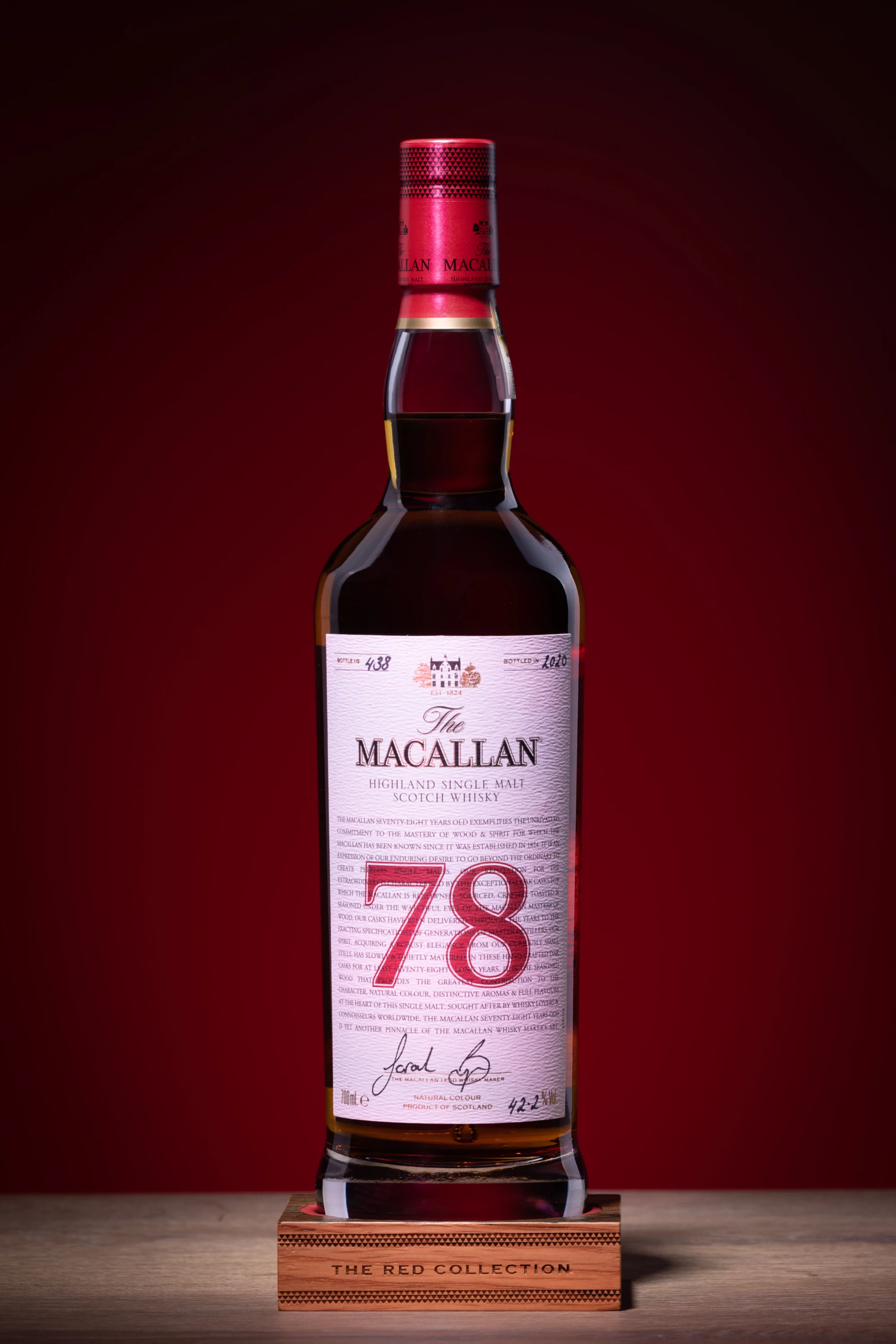 The Macallan - Single Malt Scotch Whisky "78 Ans - The Red Collection" 42.2°, 70cl