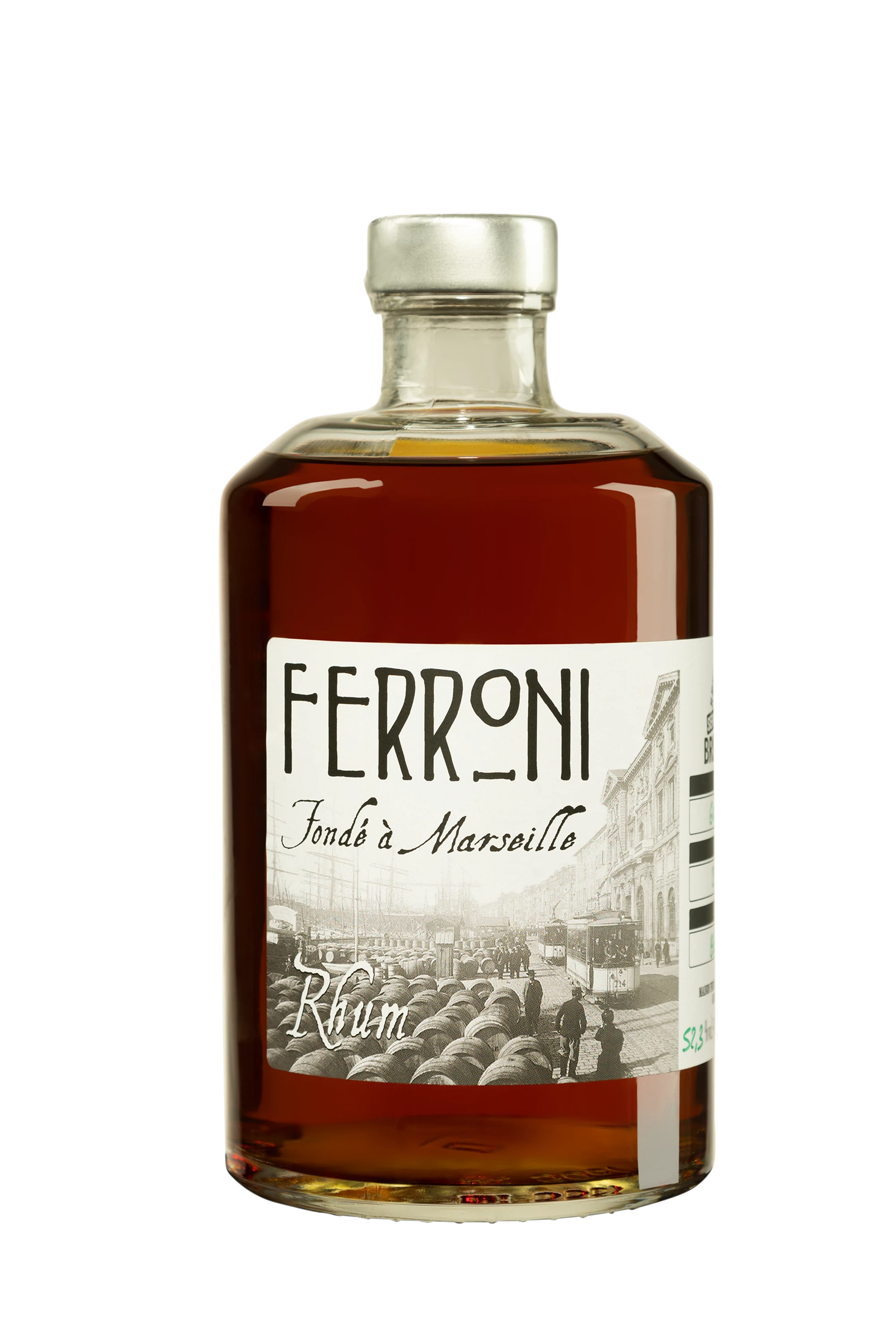 Ferroni - Rhum Agricole de Guadeloupe "Brut de Fût - Gwada" Brun 2012 52.3° Giftbox, 50cl