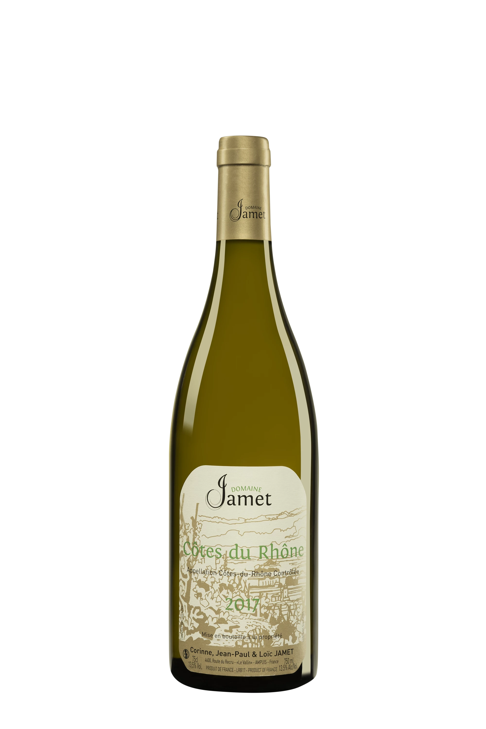 Domaine Jamet - Côtes du Rhône Blanc 2017, 75cl