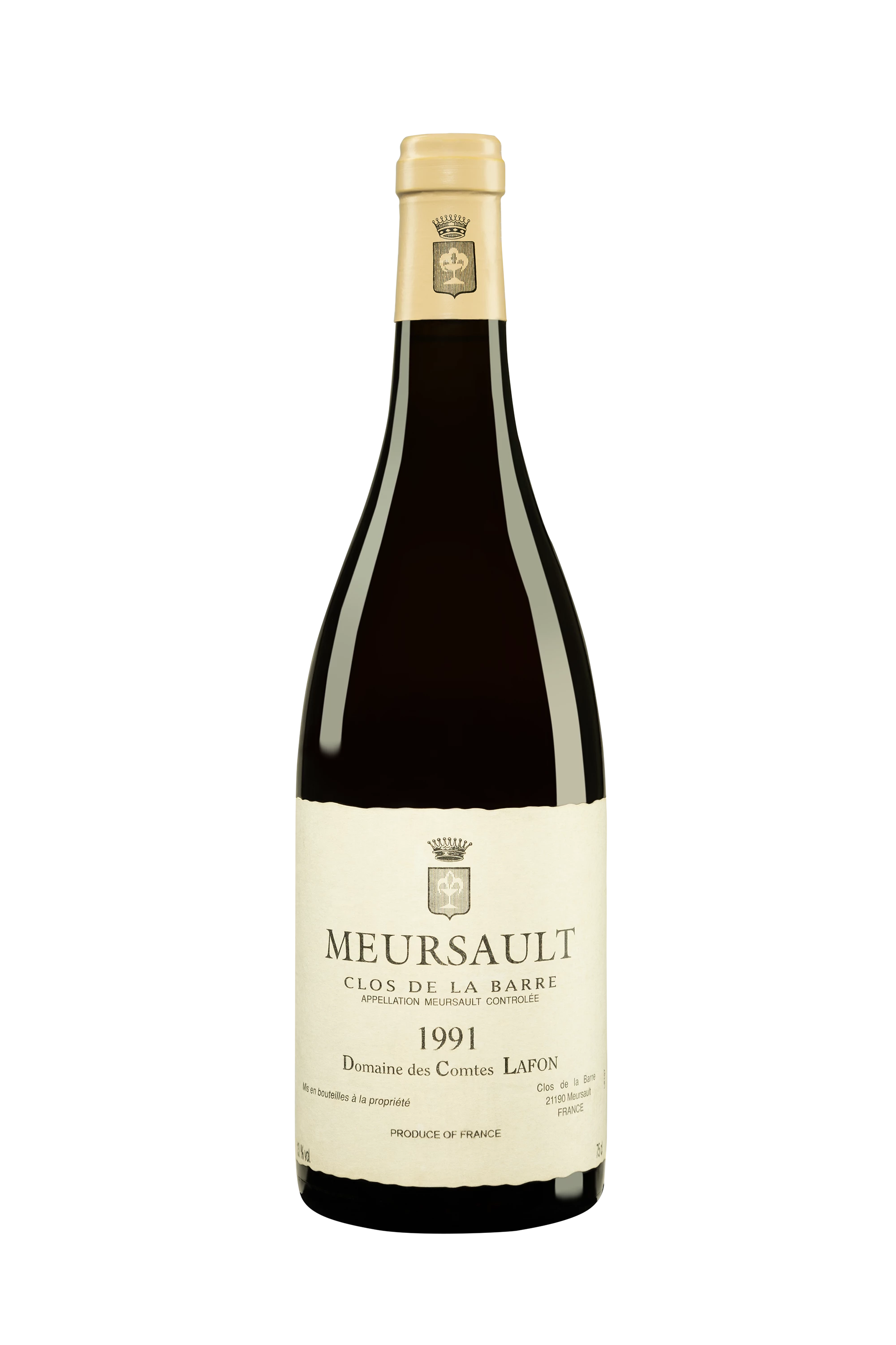 Domaine des Comtes Lafon - Meursault "Clos de la Barre" Blanc 1991, 75cl