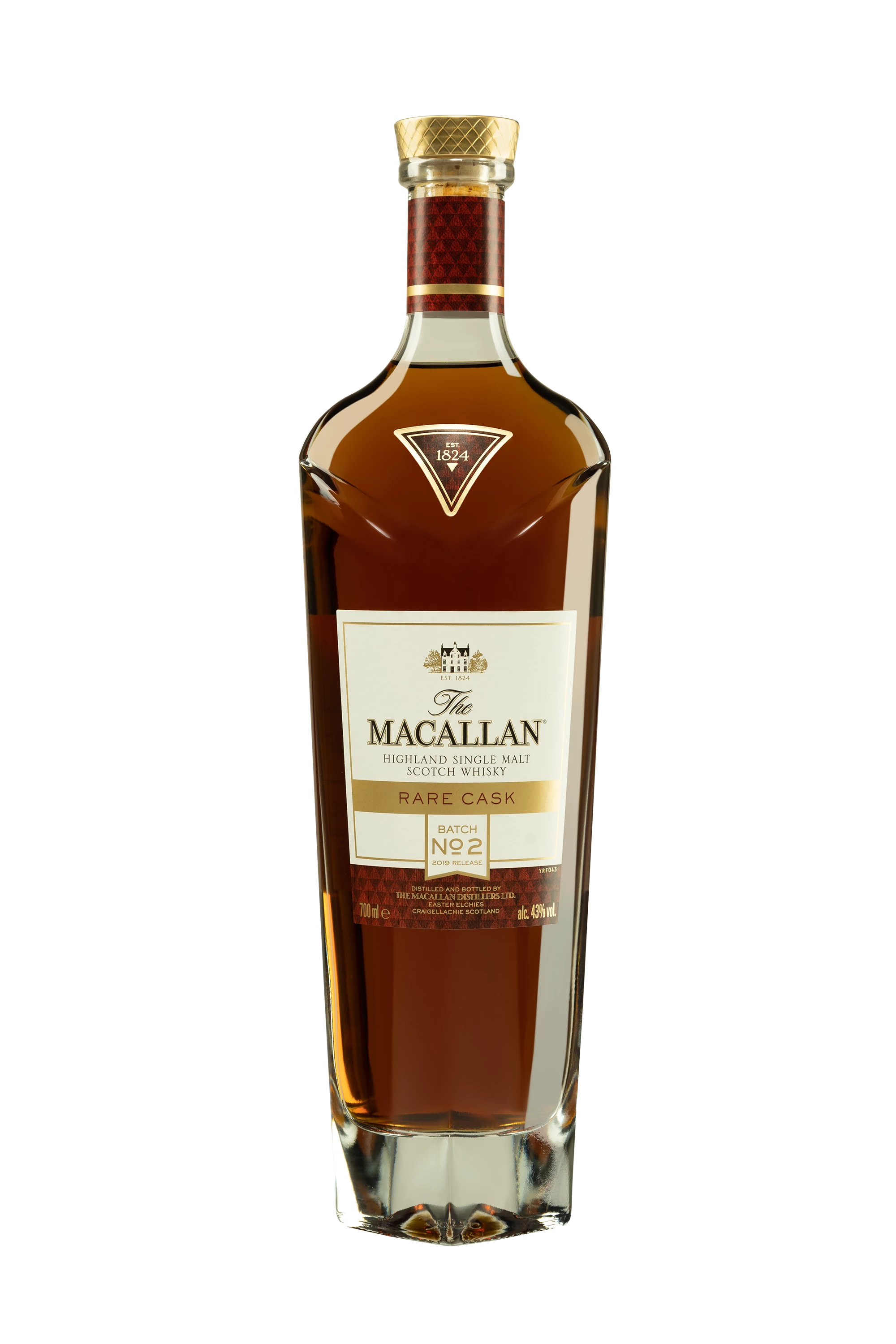 The Macallan - Single Malt Scotch Whisky "Rare Cask - Batch N°2 - Release 2019" 43° Giftbox, 70cl