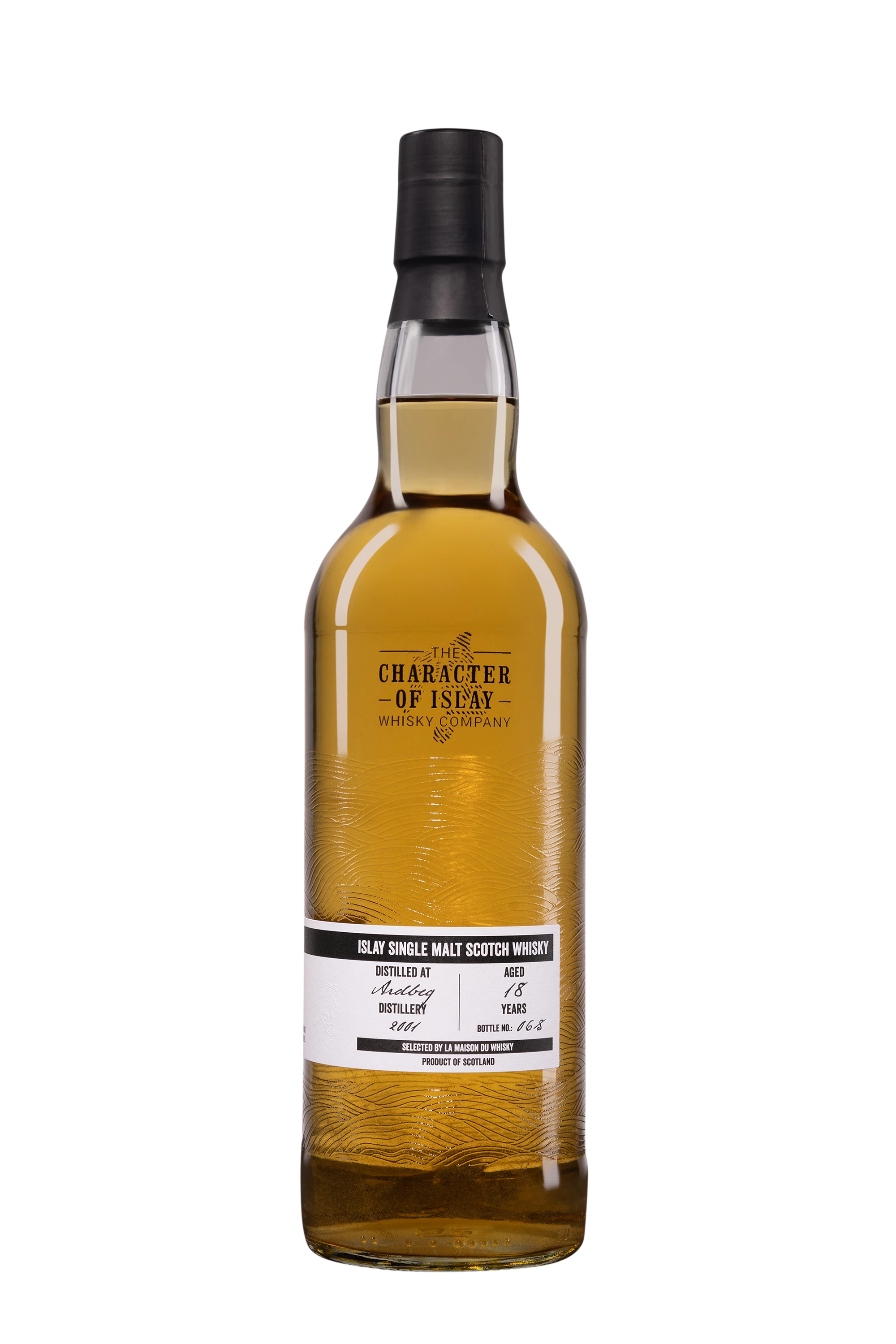 The Character of Islay - Single Malt Scotch Whisky "Ardbeg - 18 Ans The Story of the Wind & Wawe - French Connections" 2001 54.5° Giftbox, 70cl