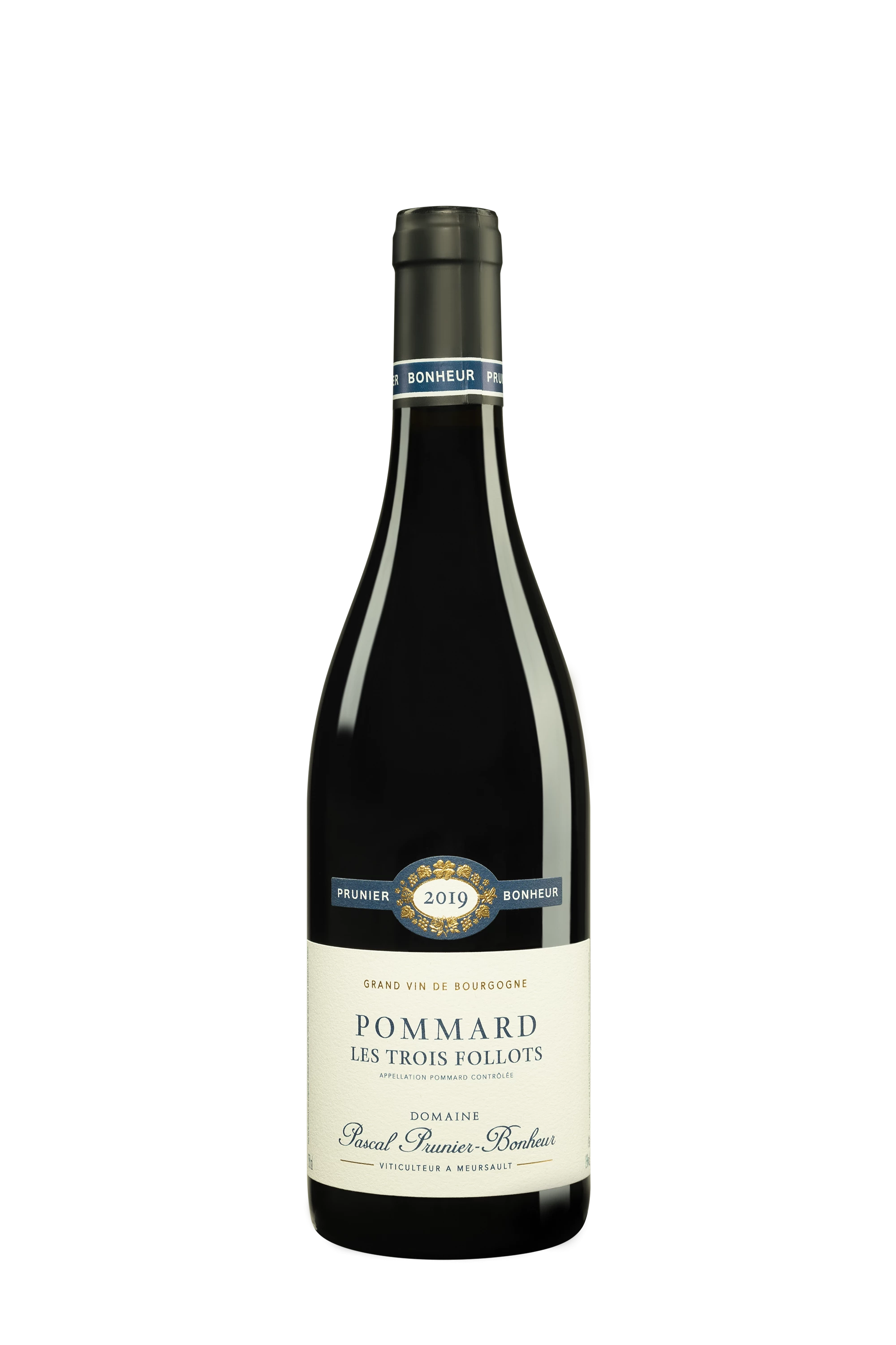 Domaine Pascal Prunier Bonheur - Pommard Villages "Les Trois Follots" Rouge 2019 13°, 75cl