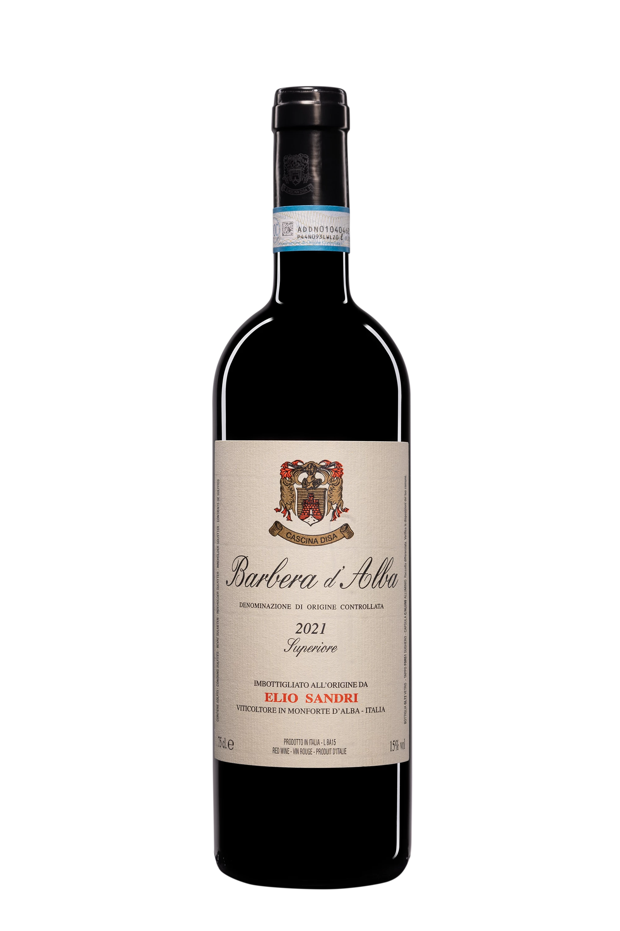 Domaine Elio Sandri - Barbera d'Alba Rouge 2021, 75cl