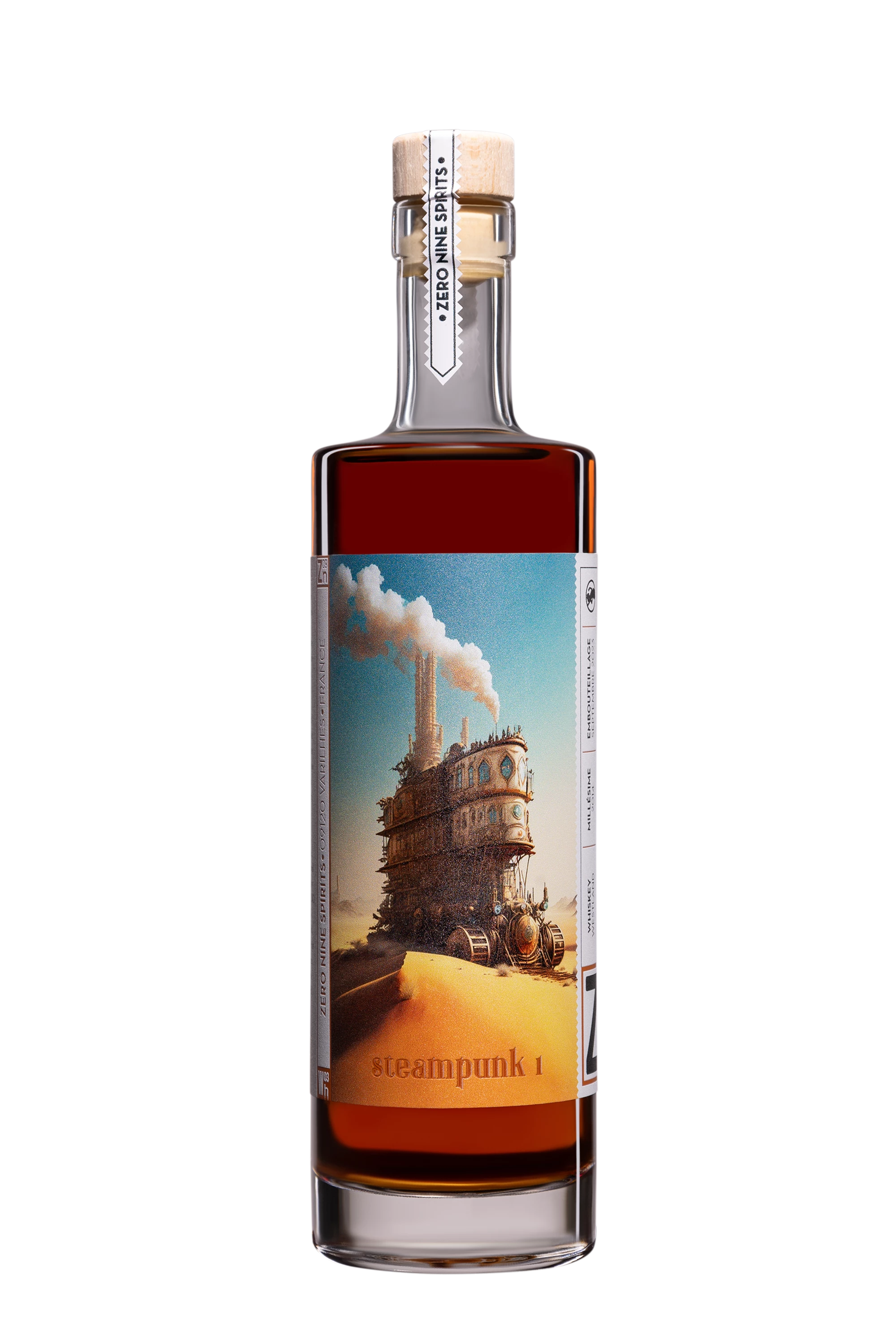 Zero Nine Spirits - Single Malt American Whisky "8 Ans Westland - Série Steampunk" 2014 59.9°, 50cl
