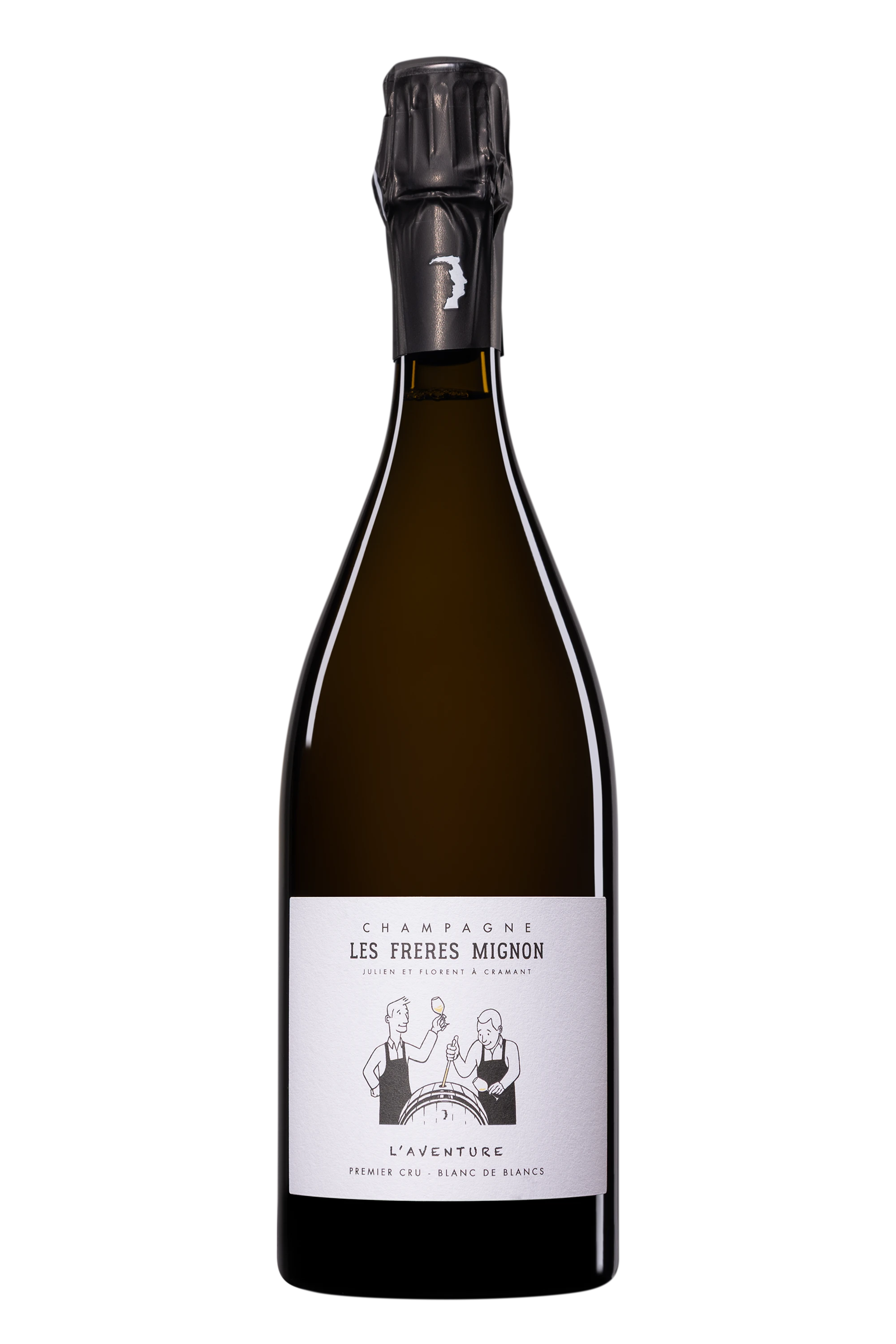 Domaine Les Frères Mignon - Champagne Extra-Brut 1er Cru Blanc de Blancs "L'Aventure" Blanc Vendange 2022 13°, 75cl