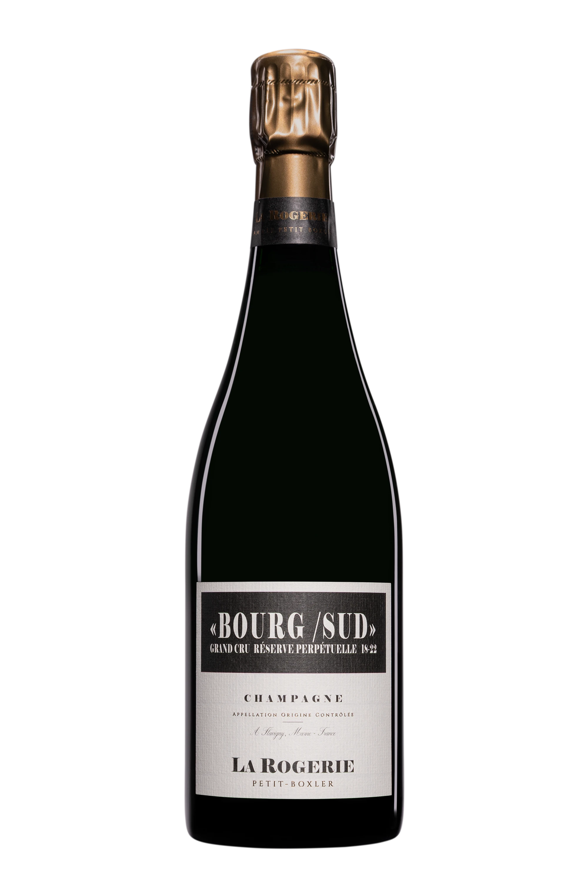 Domaine La Rogerie - Champagne Extra-Brut Grand Cru Blanc de Blancs "Bourg / Sud" Blanc NV Dégorgement 01.2025 12.5°, 75cl