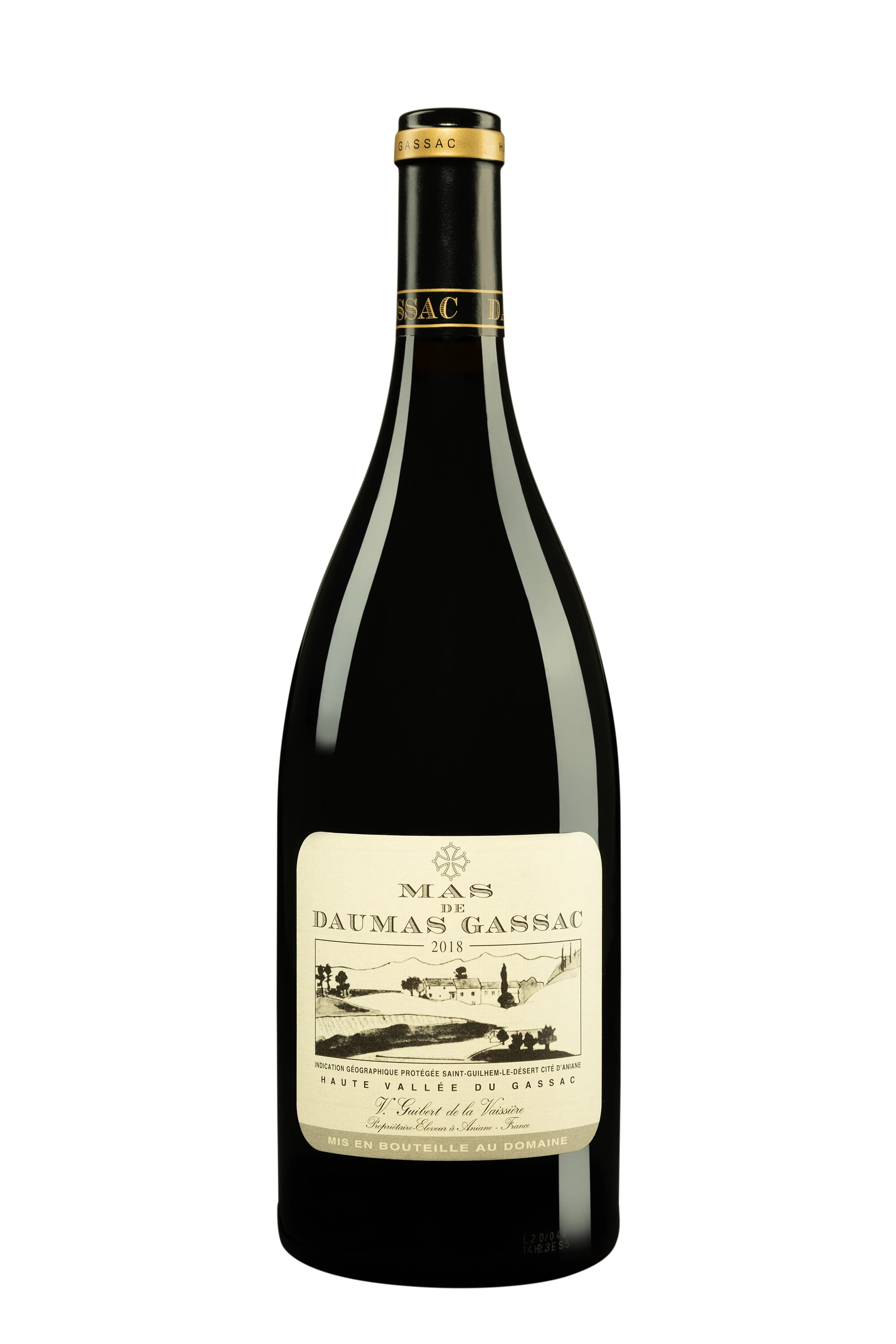 Mas Daumas Gassac - Vin de Pays de Saint Guilhem-le-Désert - Cité d'Aniane Rouge 2018, 150cl
