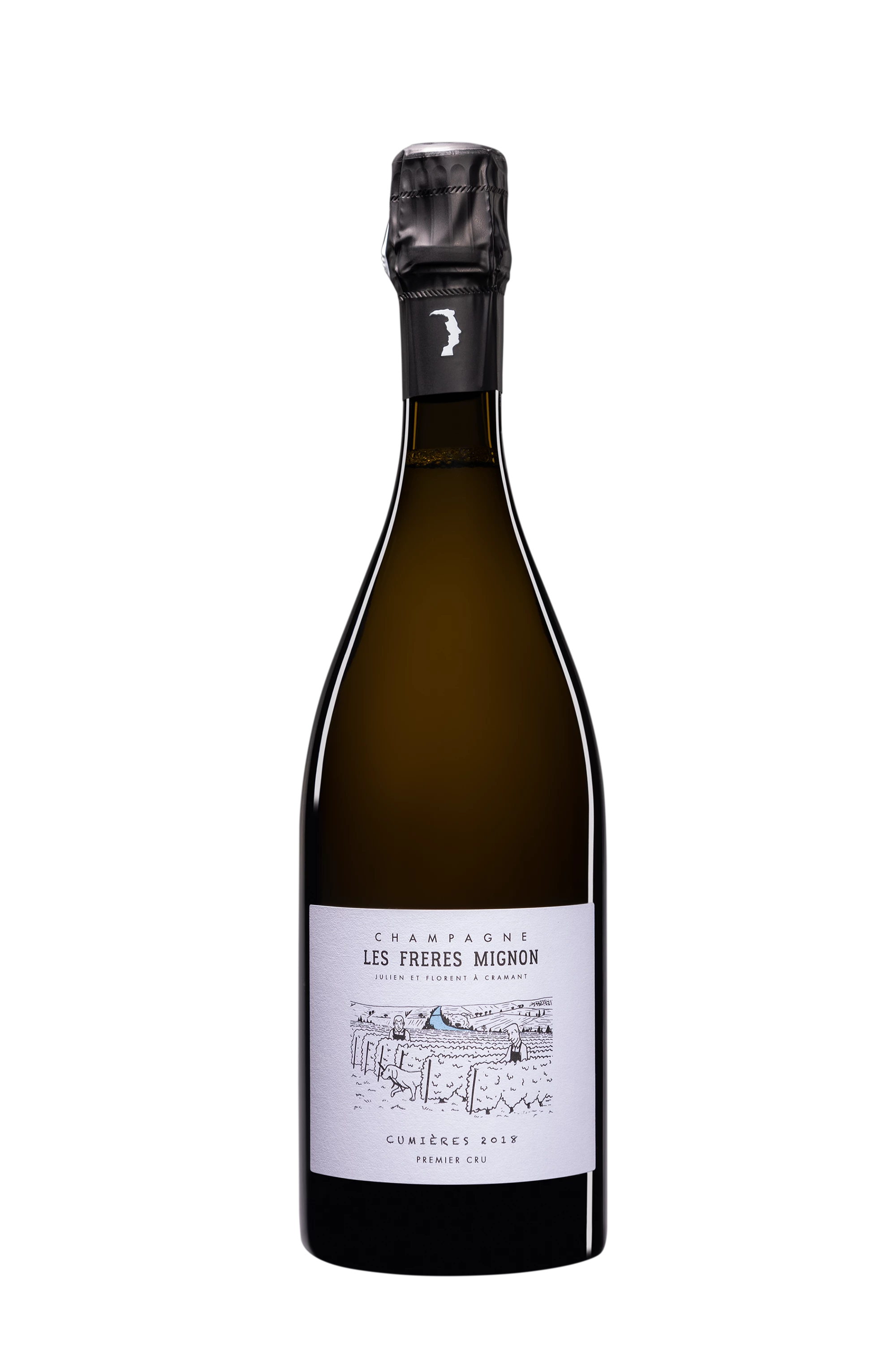 Domaine Les Frères Mignon - Champagne Extra-Brut 1er Cru Millésimé "Terroir de Cummières" Blanc 2018 Dégorgement 21 Apr. 2023 12.5°, 75cl