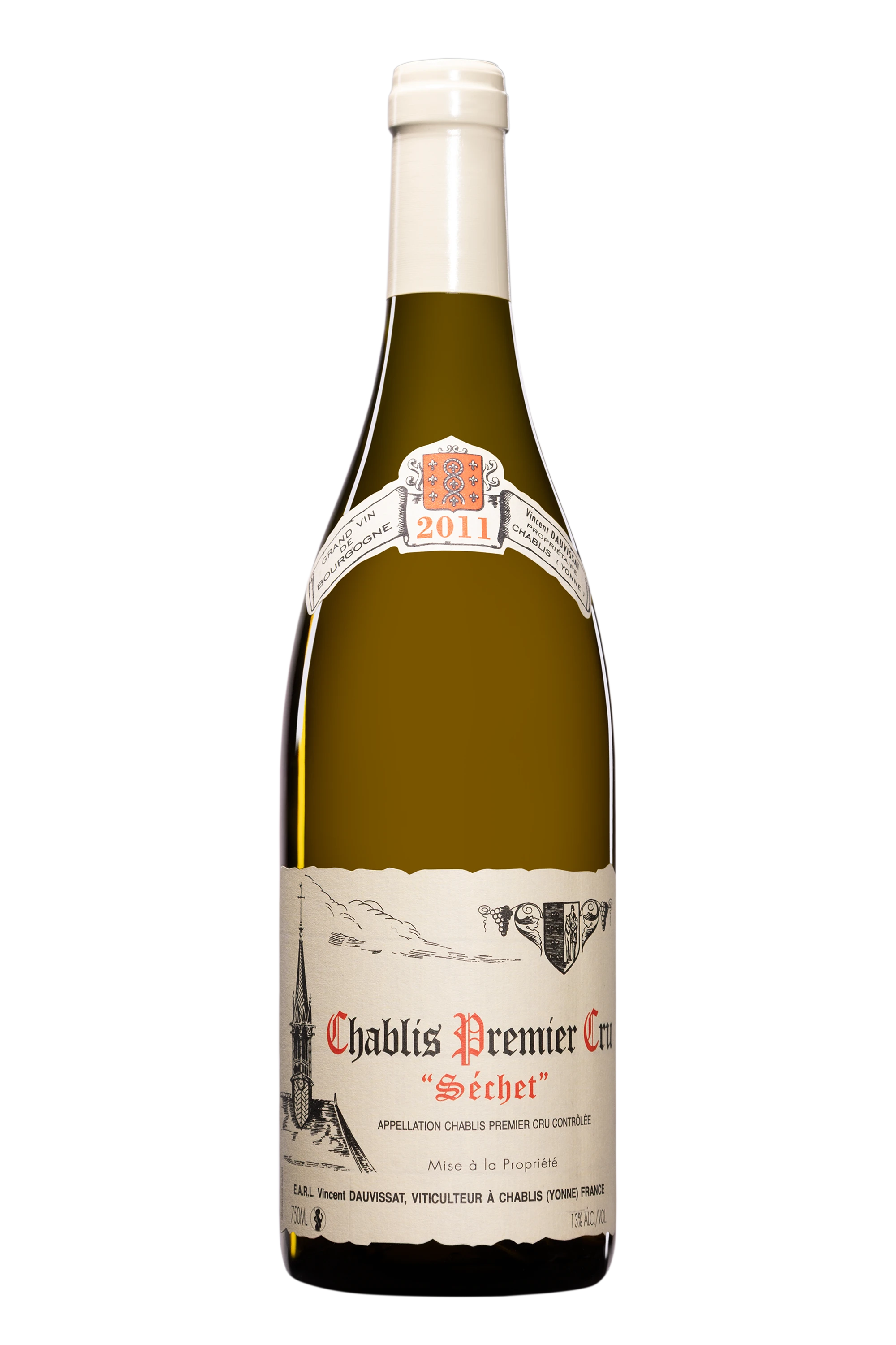 Domaine Vincent Dauvissat - Chablis 1er Cru "Séchets" Blanc 2011 13°, 75cl