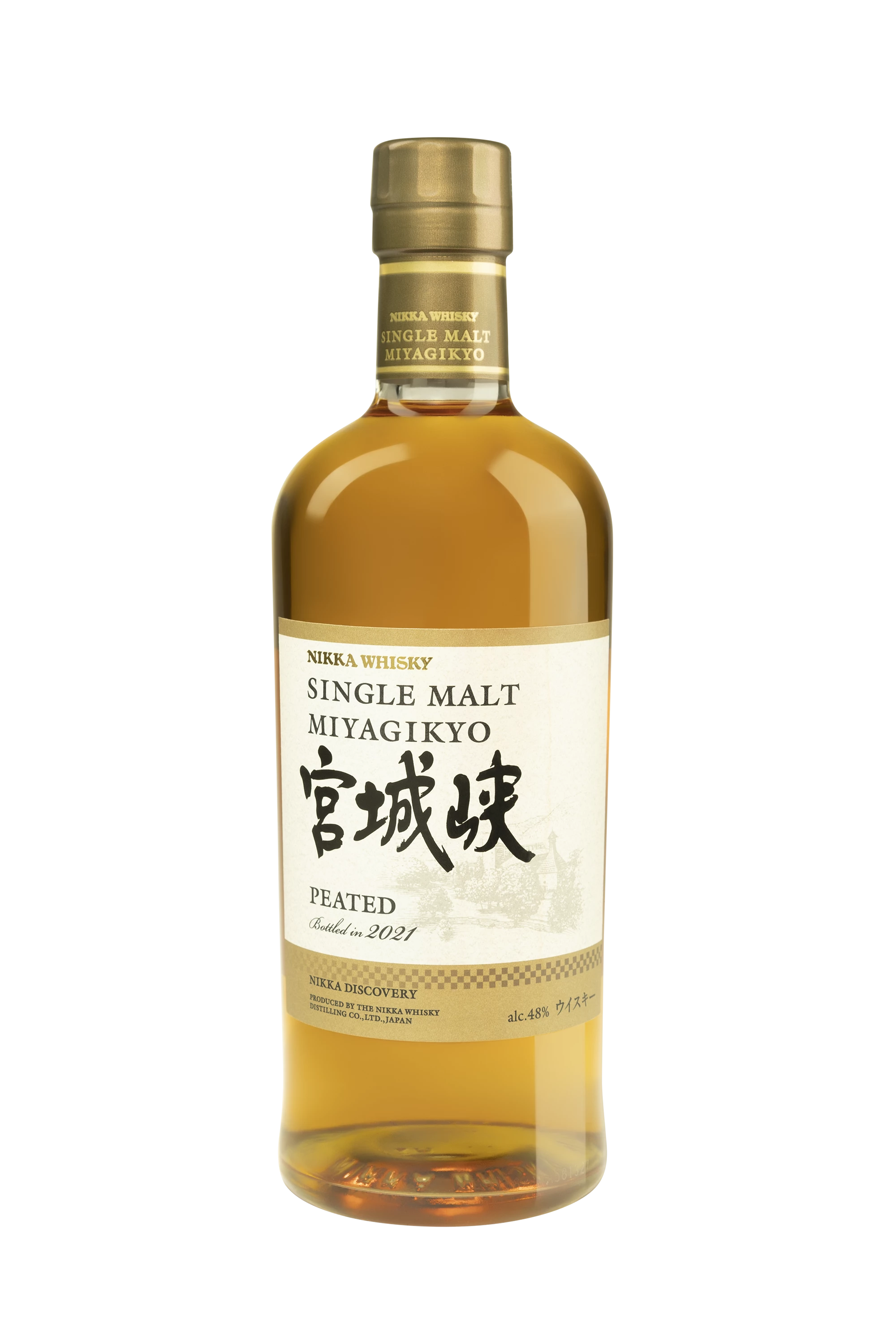 Miyagikyo - Single Malt Japanese Whisky "Peated" 48° Giftbox, 70cl