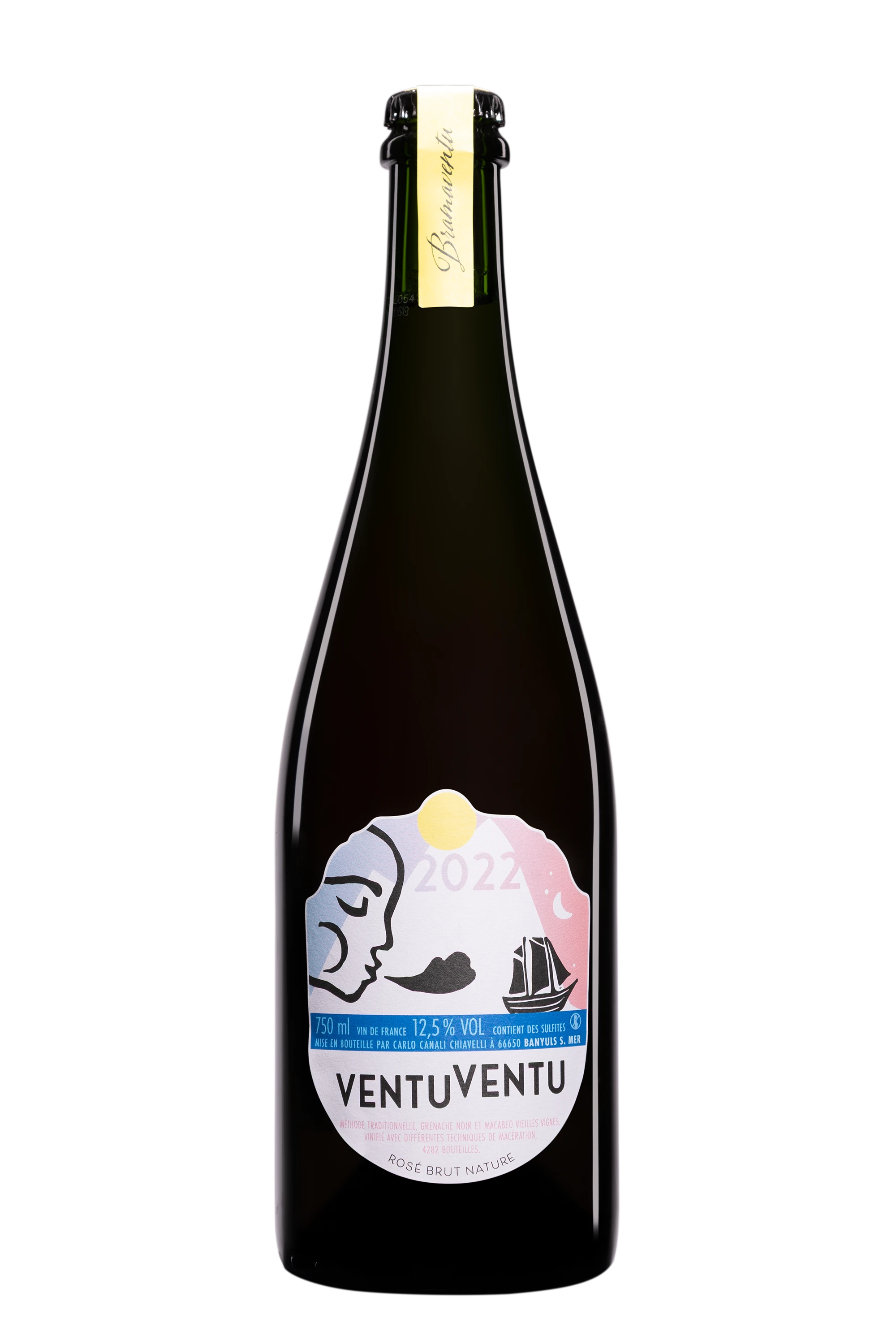 Domaine Bramaventu - Brut Nature Brut Nature Rosé Millésimé "Ventuventu" Rosé 2022, 75cl