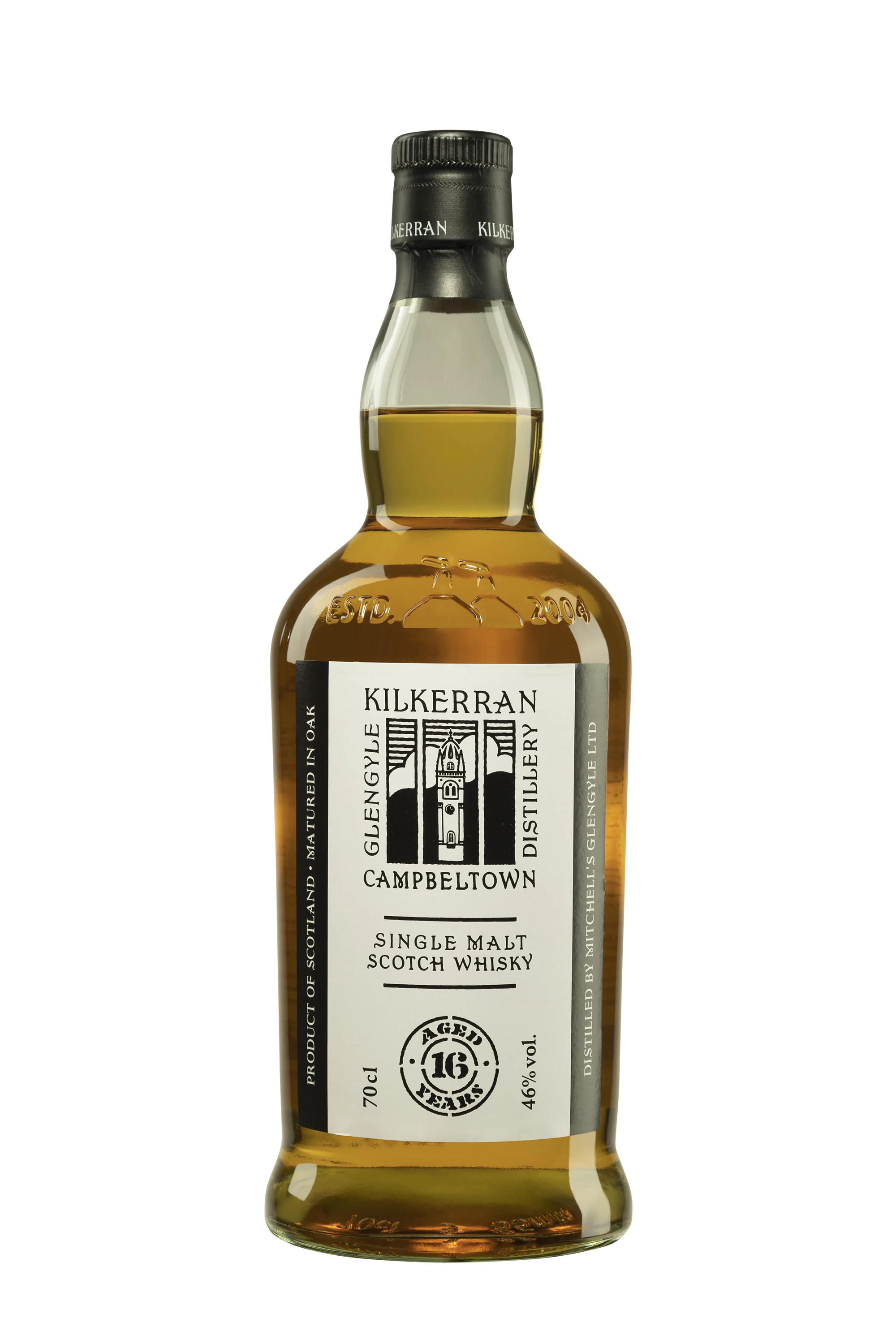 Kilkerran - Single Malt Scotch Whisky "16 Ans" 46°, 70cl