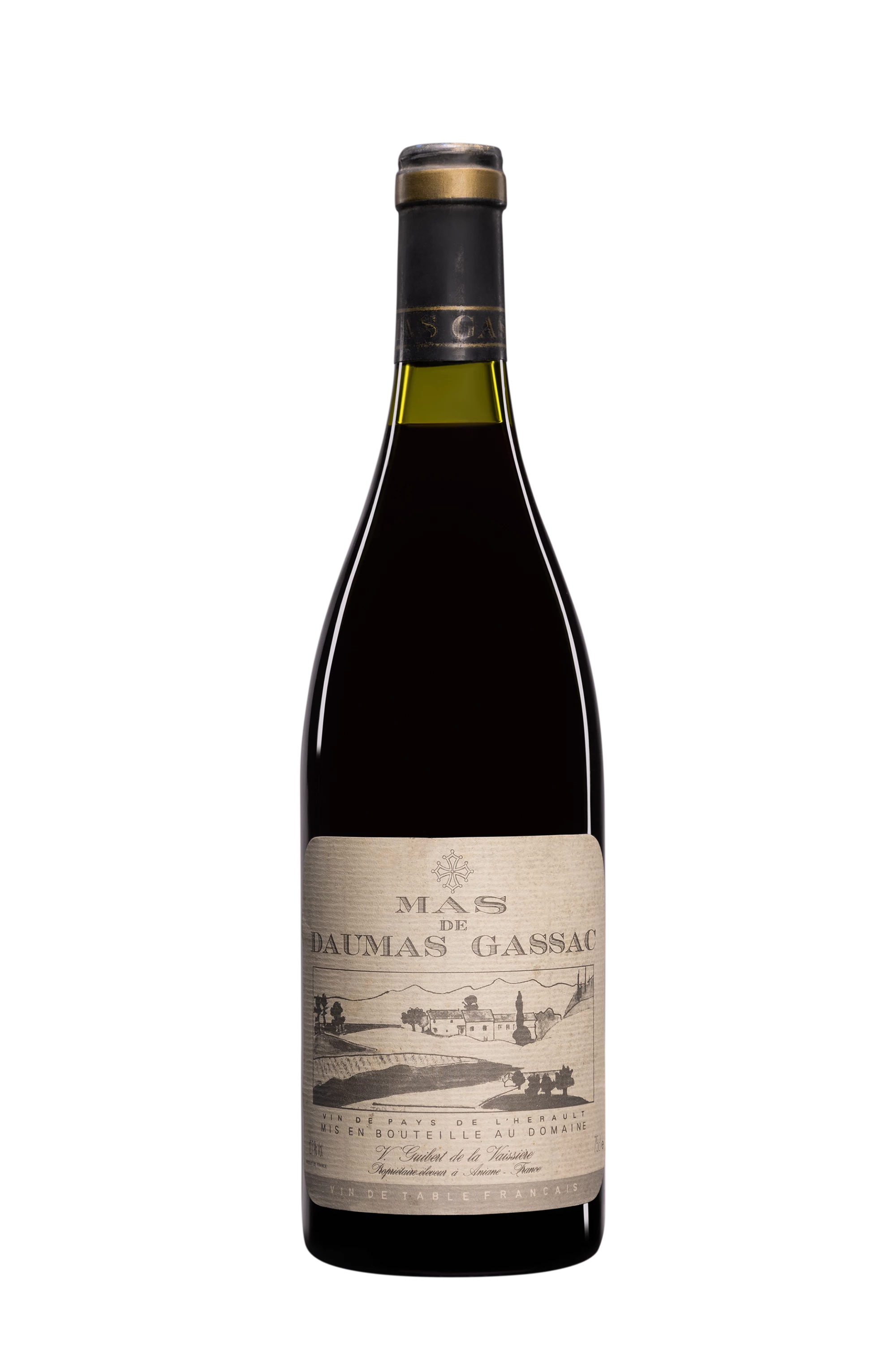 Mas Daumas Gassac - Vin de Pays de Saint Guilhem-le-Désert – Cité d'Aniane Rouge 1987, 75cl