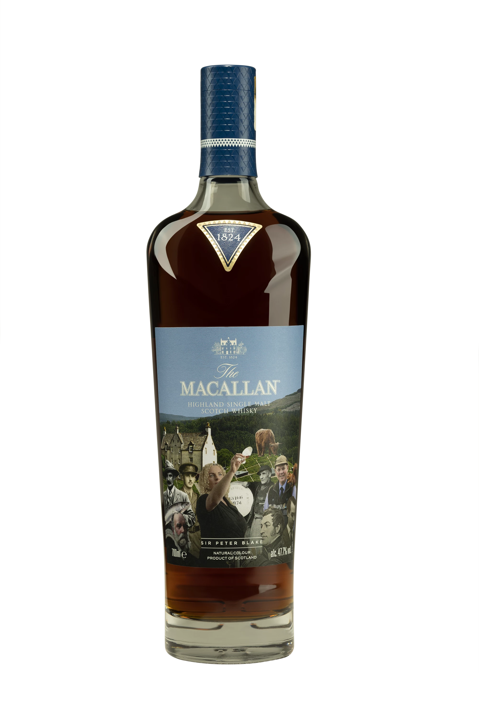 The Macallan - Single Malt Scotch Whisky "Sir Peter Blake - An Estate, A Community And A Distillery Whisky" 47.7°, 70cl