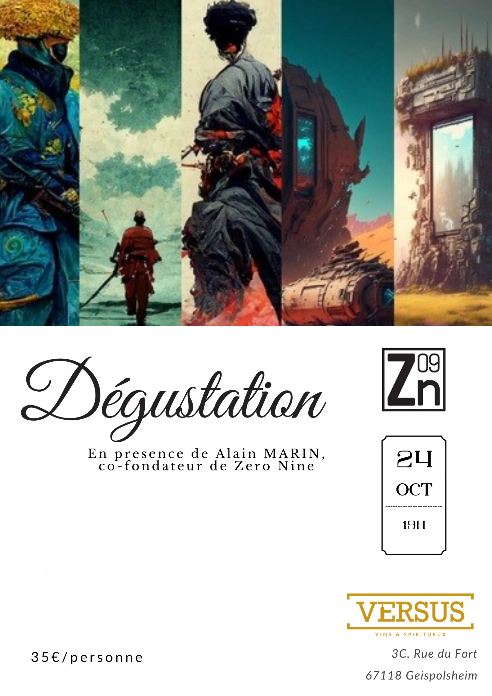 Masterclass Zéro Nine Spirits 24.10.2024