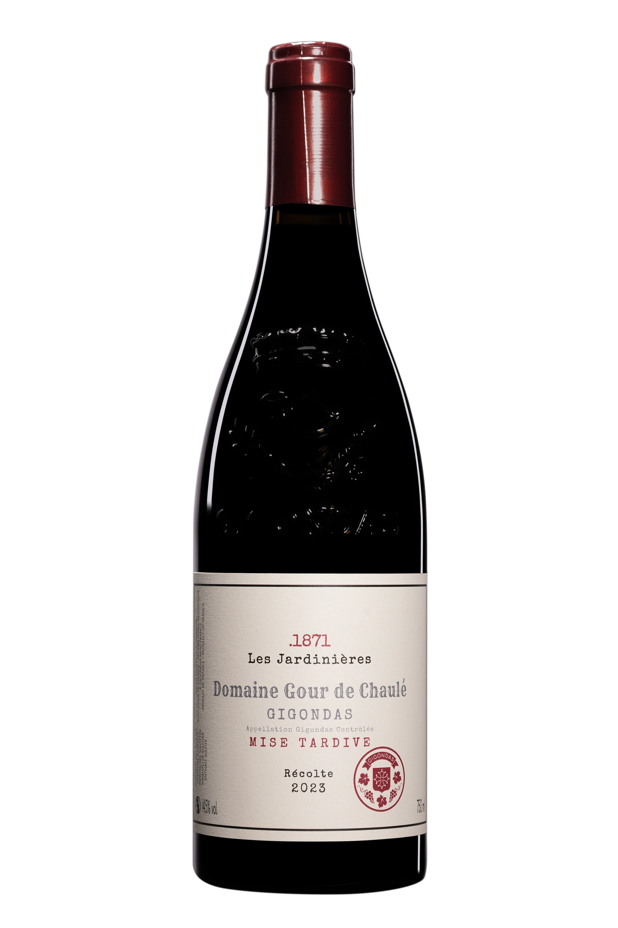 Domaine Gour de Chaulé - Gigondas "Les Jardinières - Mise Tardive" Rouge 2023 14.5°, 75cl