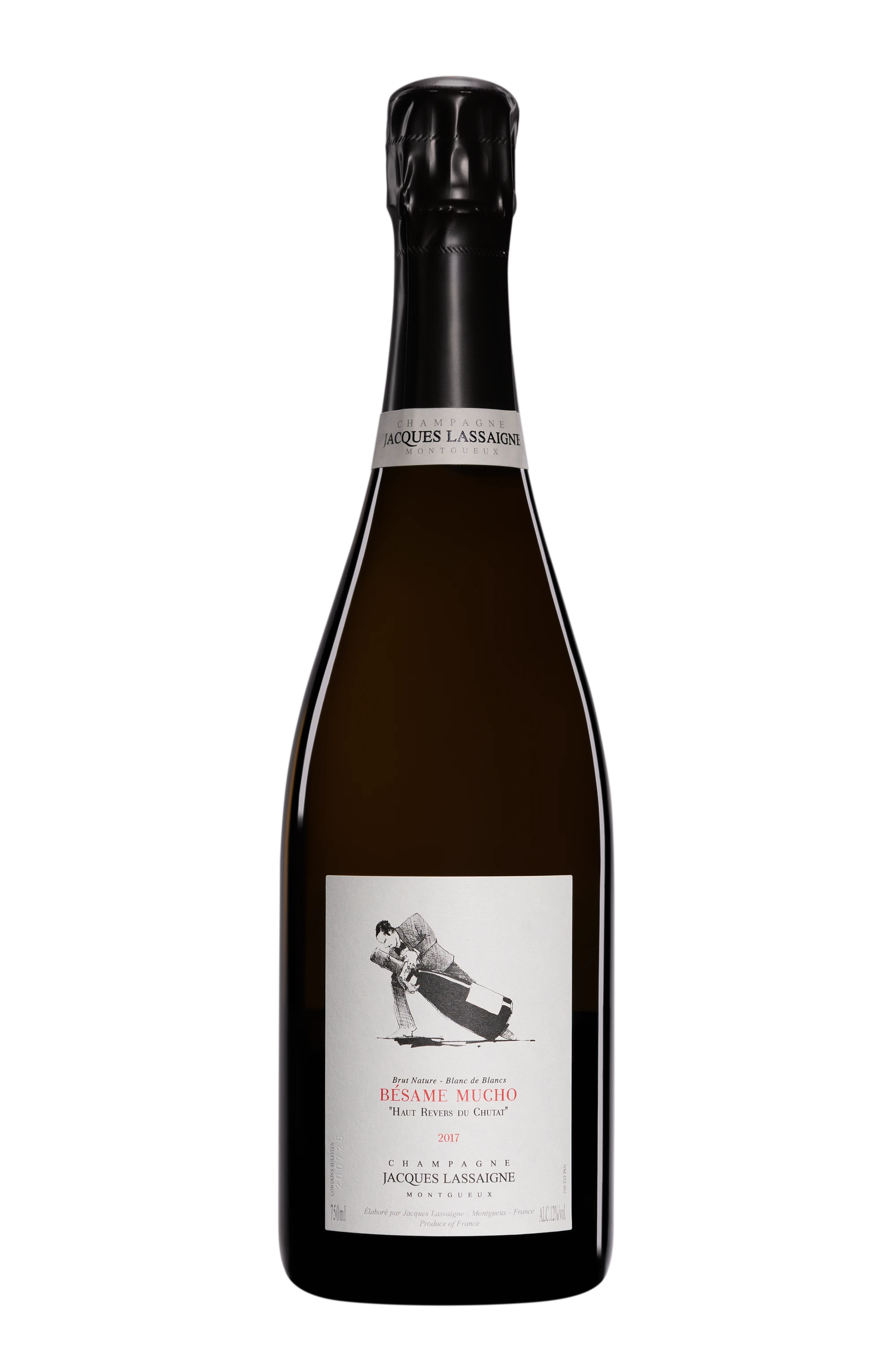 Domaine Jacques Lassaigne - Champagne Brut Nature Blanc de Blancs Millésimé "Bésame Mucho - Haut Revers du Chûtat" Blanc 2017 12°, 75cl