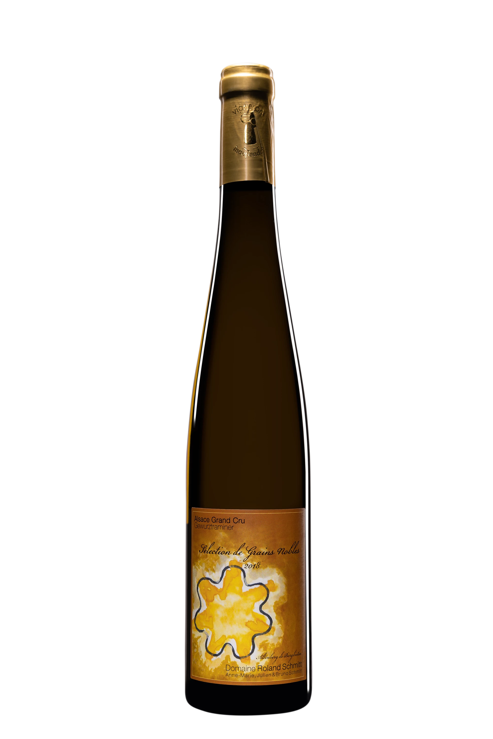 Domaine Roland Schmitt - Alsace Grand Cru Altenberg de Bergbieten "Gewurztraminer - Sélection de Grains Nobles" Blanc 2018, 50cl