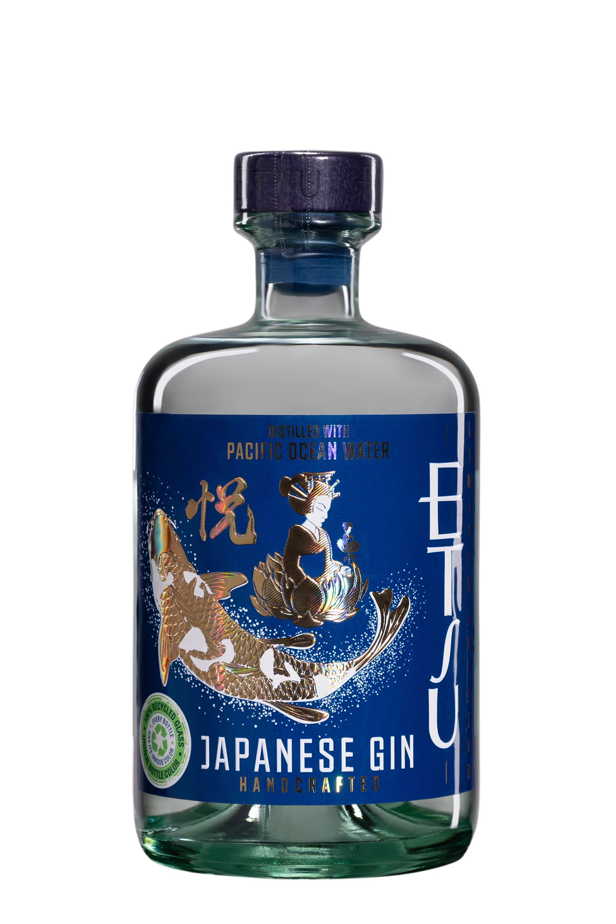 Asahikawa - Gin "Etsu - Pacific Ocean Water" Blanc 45° Giftbox + Puzzle, 70cl