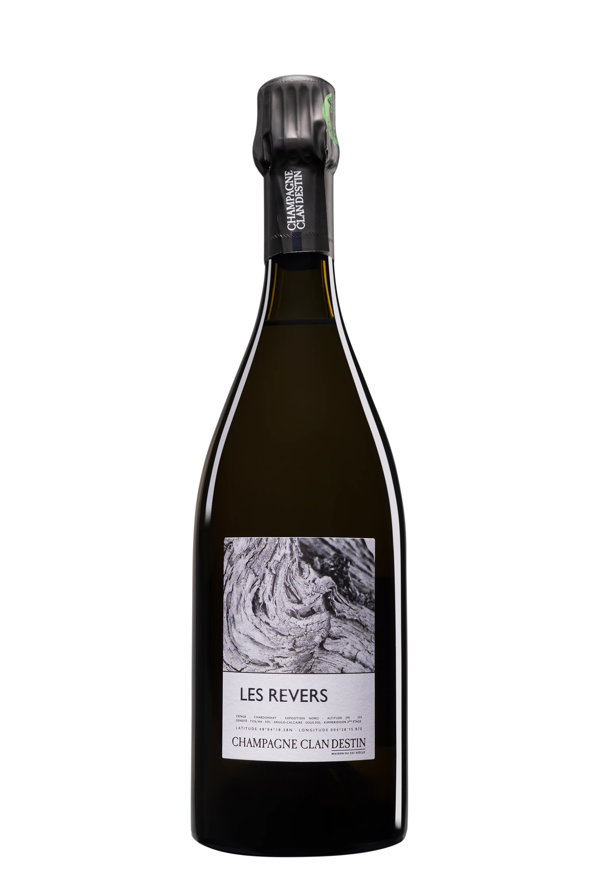 Maison Clandestin - Champagne Brut Nature Blanc de Blancs Millésimé "Les Revers" Blanc 2019 12°, 75cl