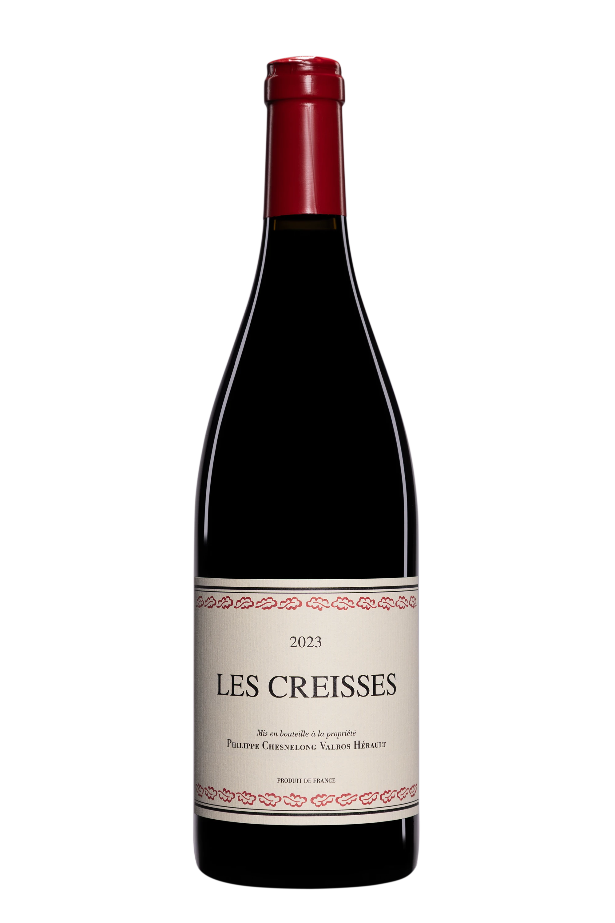 Domaine des Creisses - Vin de Pays d'Oc Rouge 2023 14.5°, 75cl