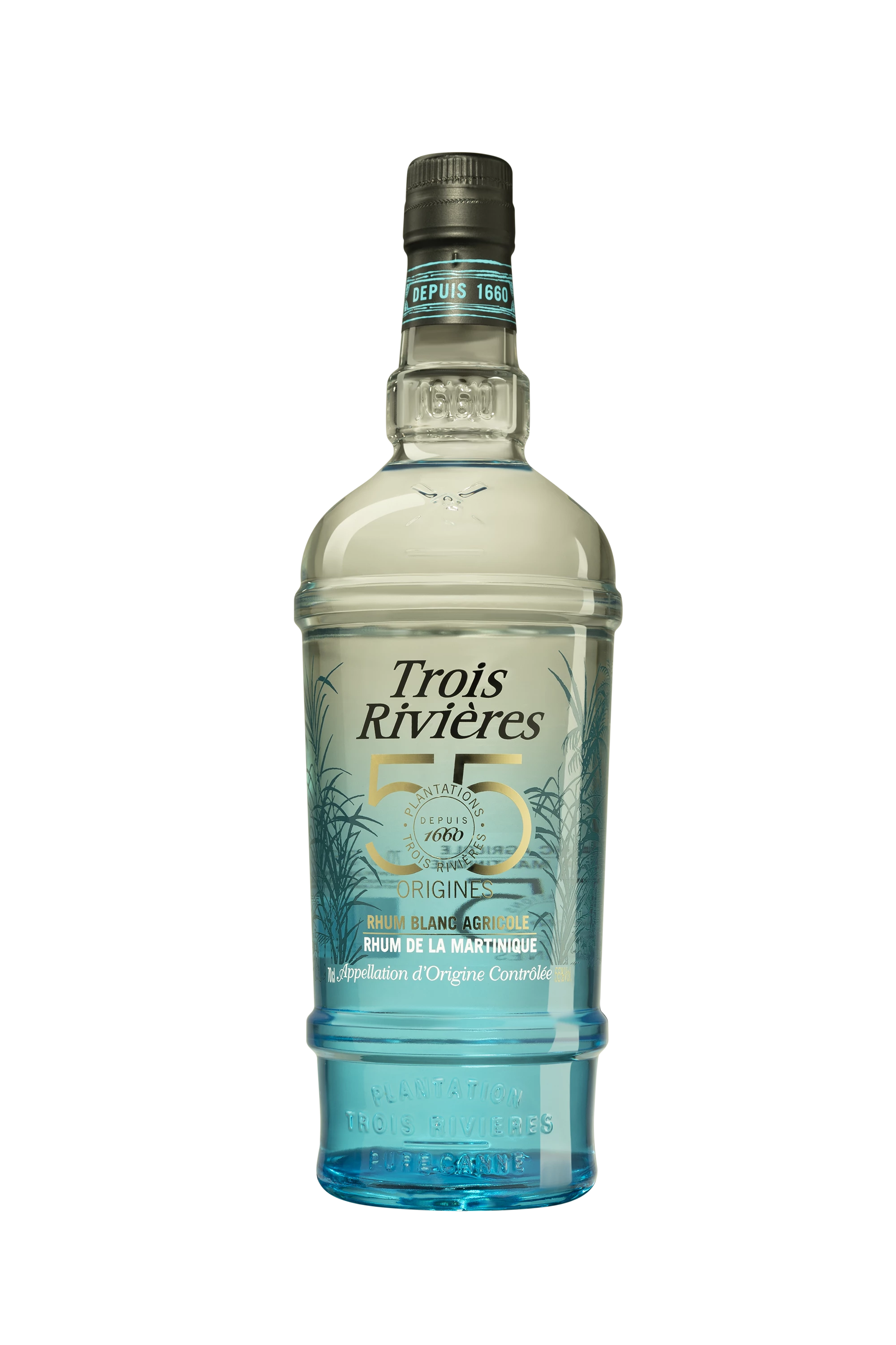 Trois Rivières - Rhum Agricole de Martinique "Origines" Blanc 55°, 70cl