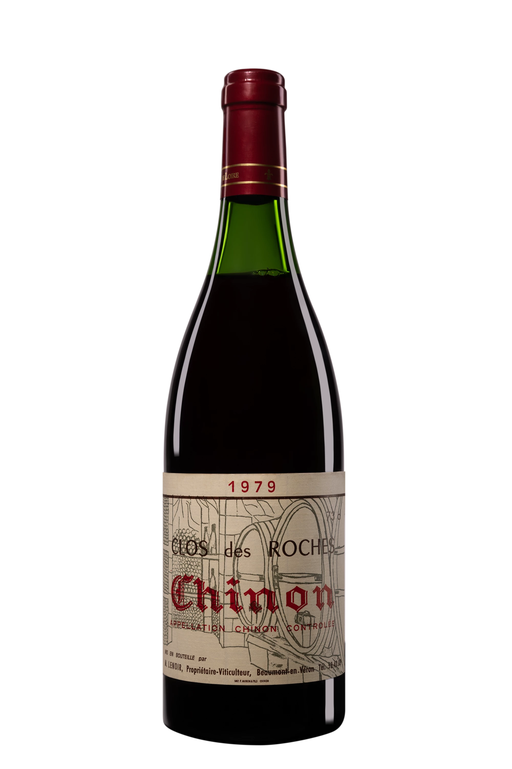 Domaine Jérôme Lenoir - Chinon "Les Roches" Rouge 1979, 73cl
