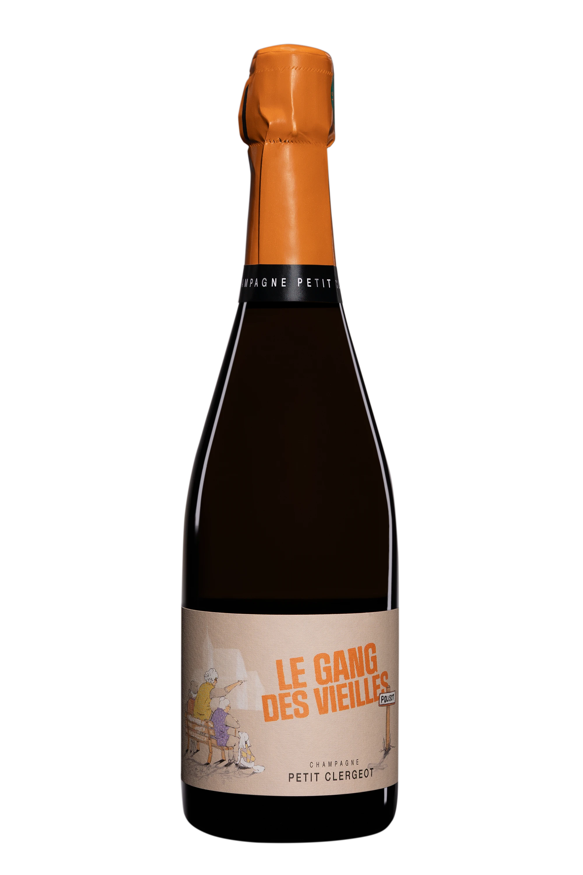 Domaine Petit Clergeot - Champagne Brut Nature Blanc de Noirs "Le Gang des Vieilles" Blanc Vendange 2022 Dégorgement 06.2024 12.5°, 75cl
