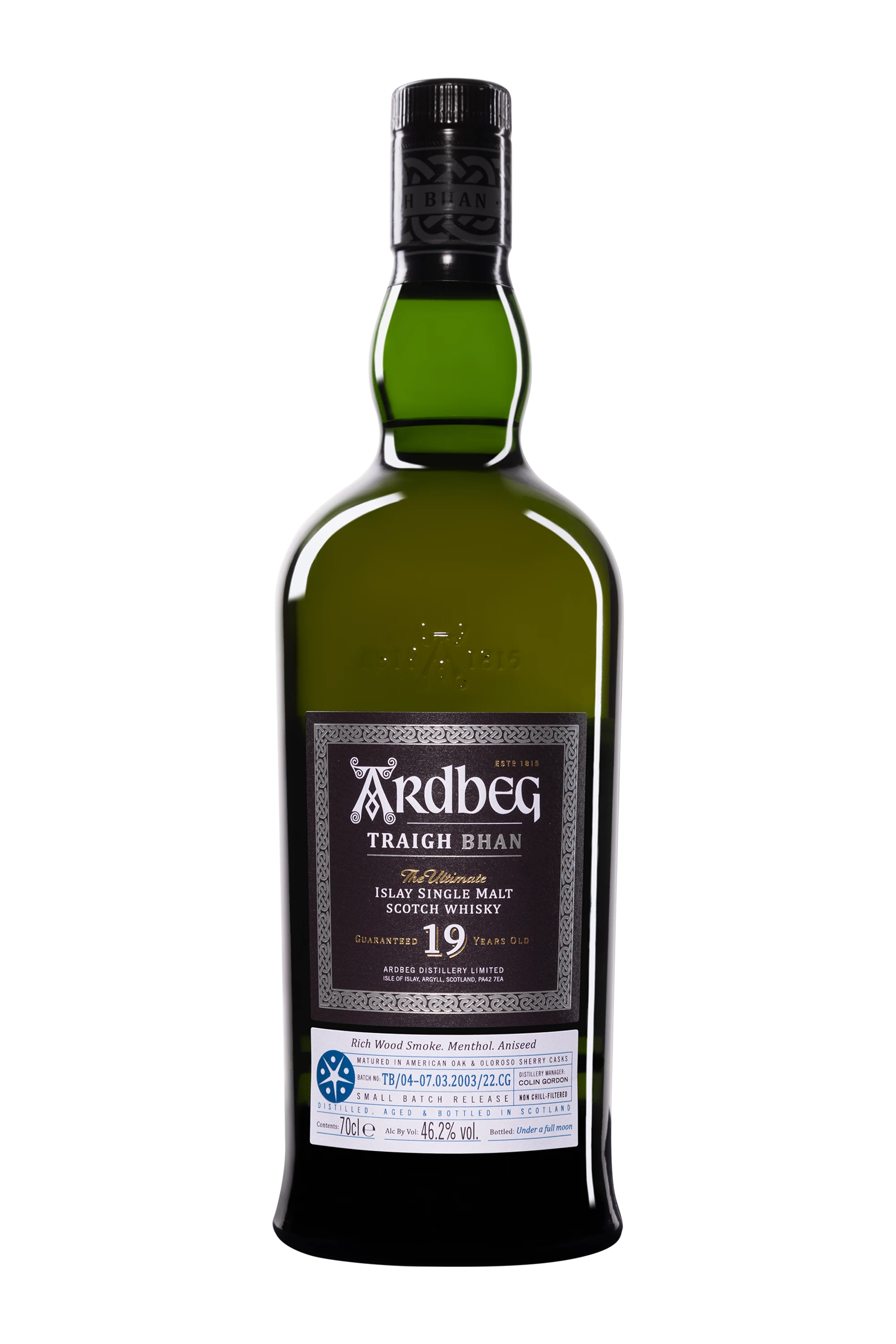 Ardbeg - Single Malt Scotch Whisky "19 Ans Traigh Bhan - Batch 4 Release 2022" 46.2° Giftbox, 70cl