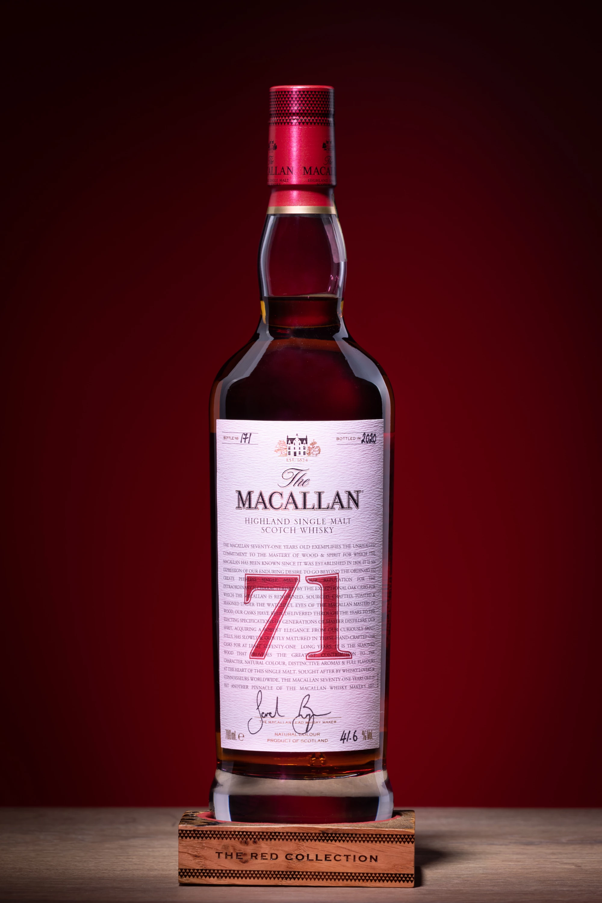 The Macallan - Single Malt Scotch Whisky "71 Ans - The Red Collection" 41.6°, 70cl