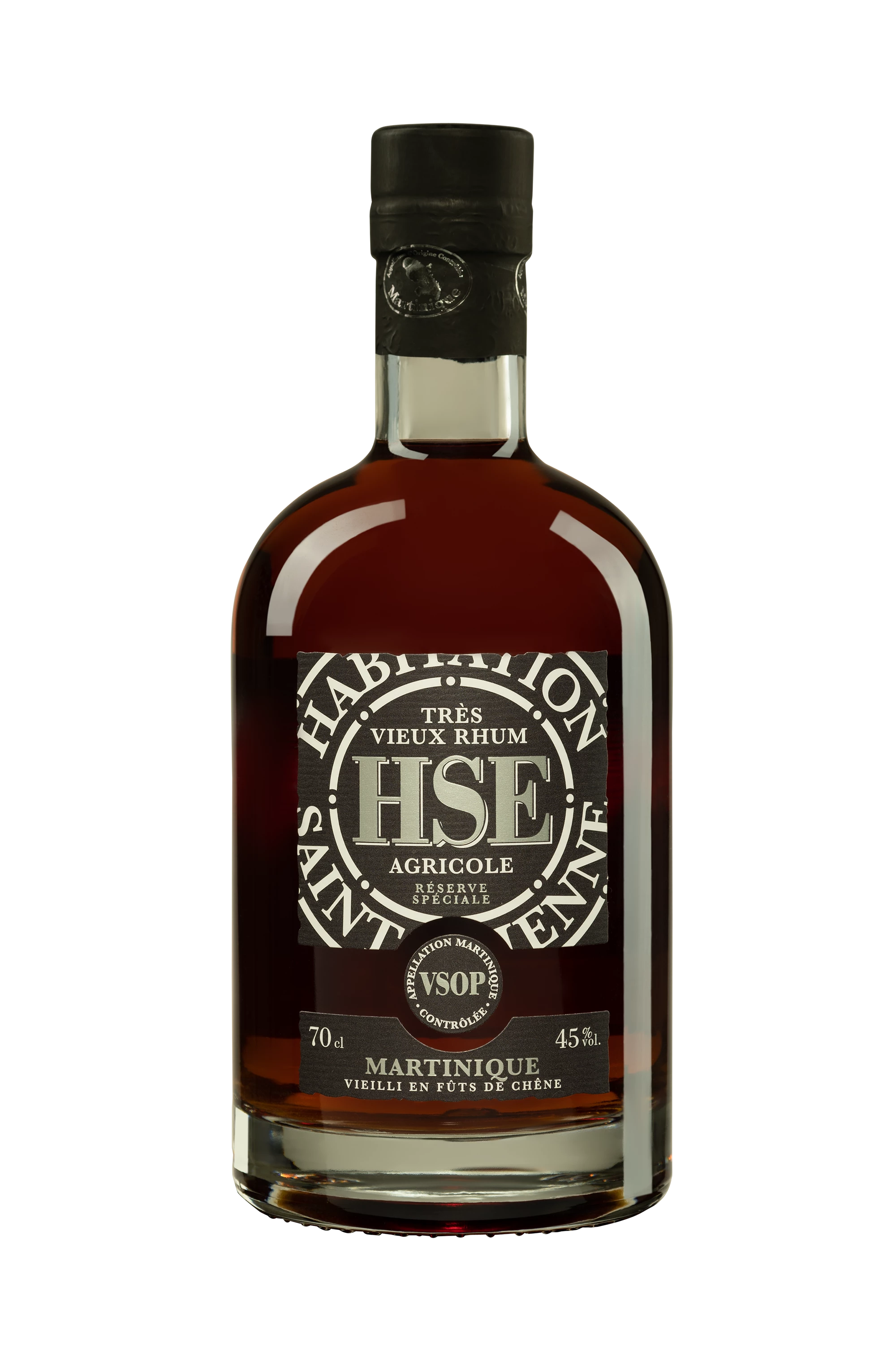 Habitation Saint Etienne - Rhum Très Vieux Agricole "VSOP - Réserve Spéciale" Brun 45° Giftbox, 70cl