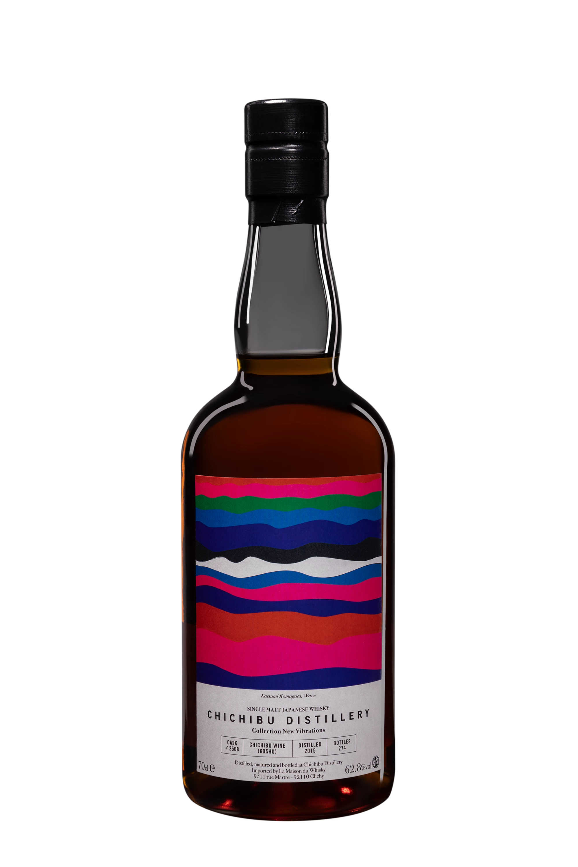 Ichiro's Malt Chichibu - Single Malt Japanese Whisky "8 Ans Single Cask #12508 - Collection New Vibrations  - Release 2023" 2015 62.8° Giftbox, 70cl