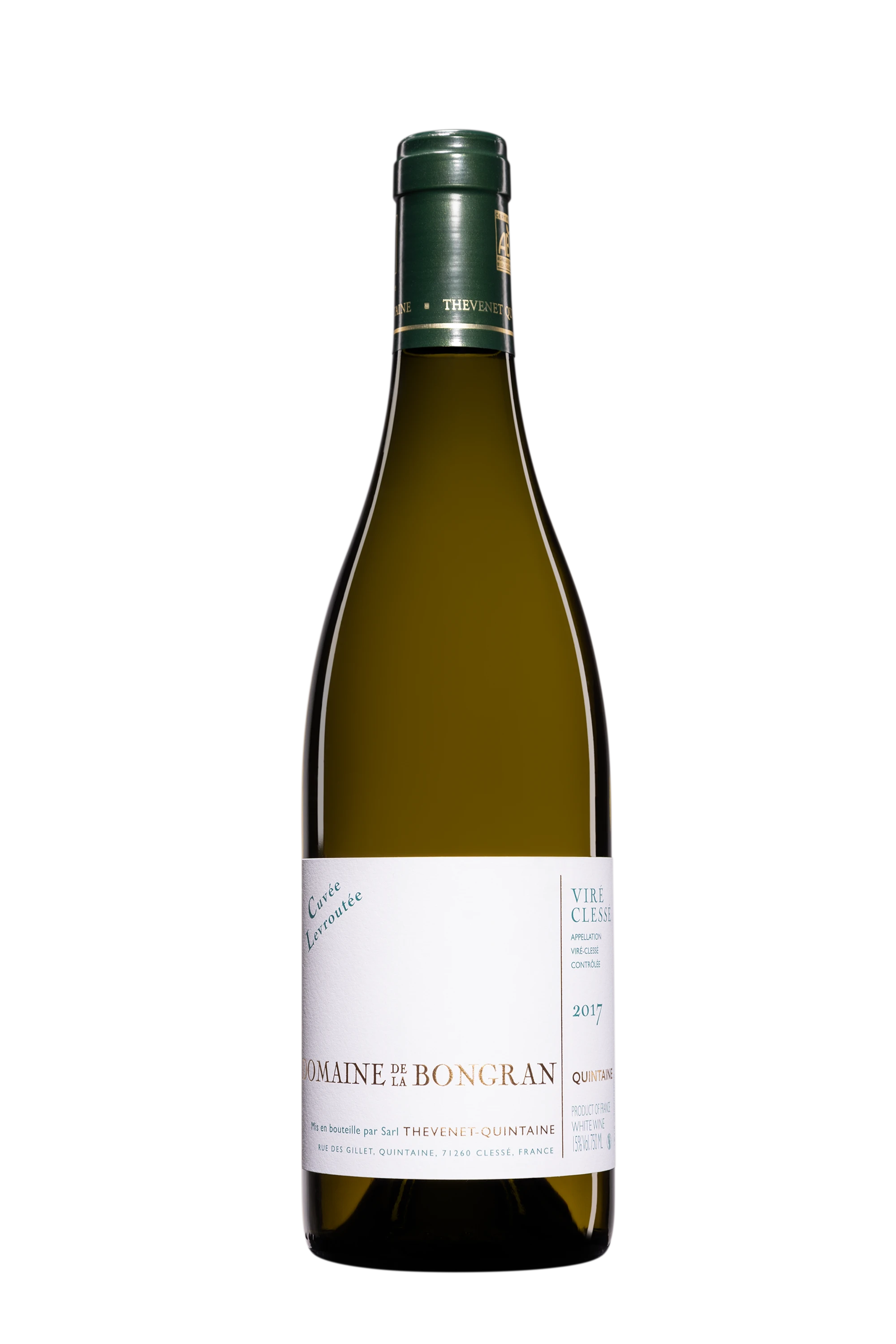 Domaine de la Bongran - Viré-Clessé "Cuvée Levroutée" Blanc 2017, 75cl