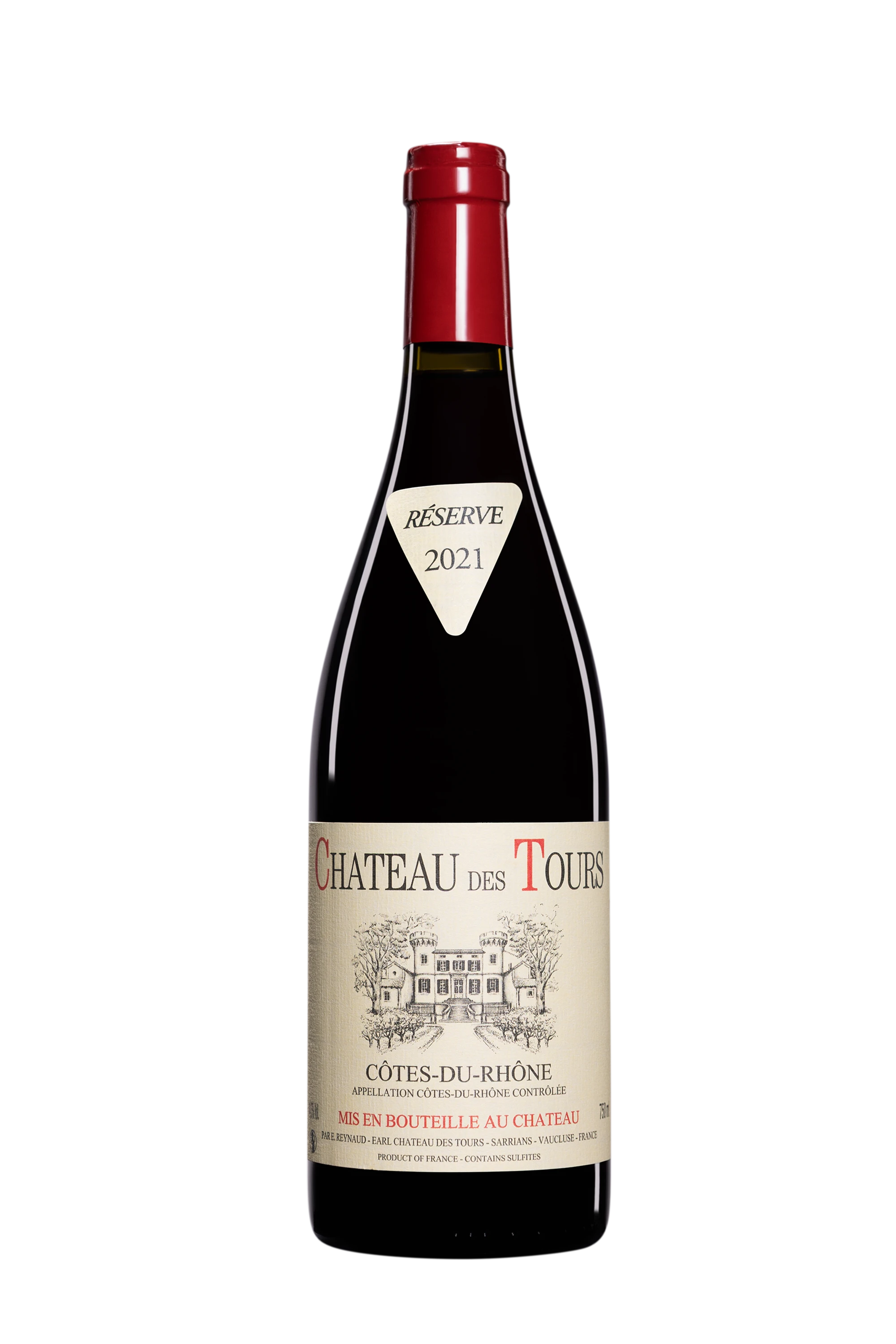 Château des Tours - Côtes du Rhône Rouge 2021 14.5°, 75cl