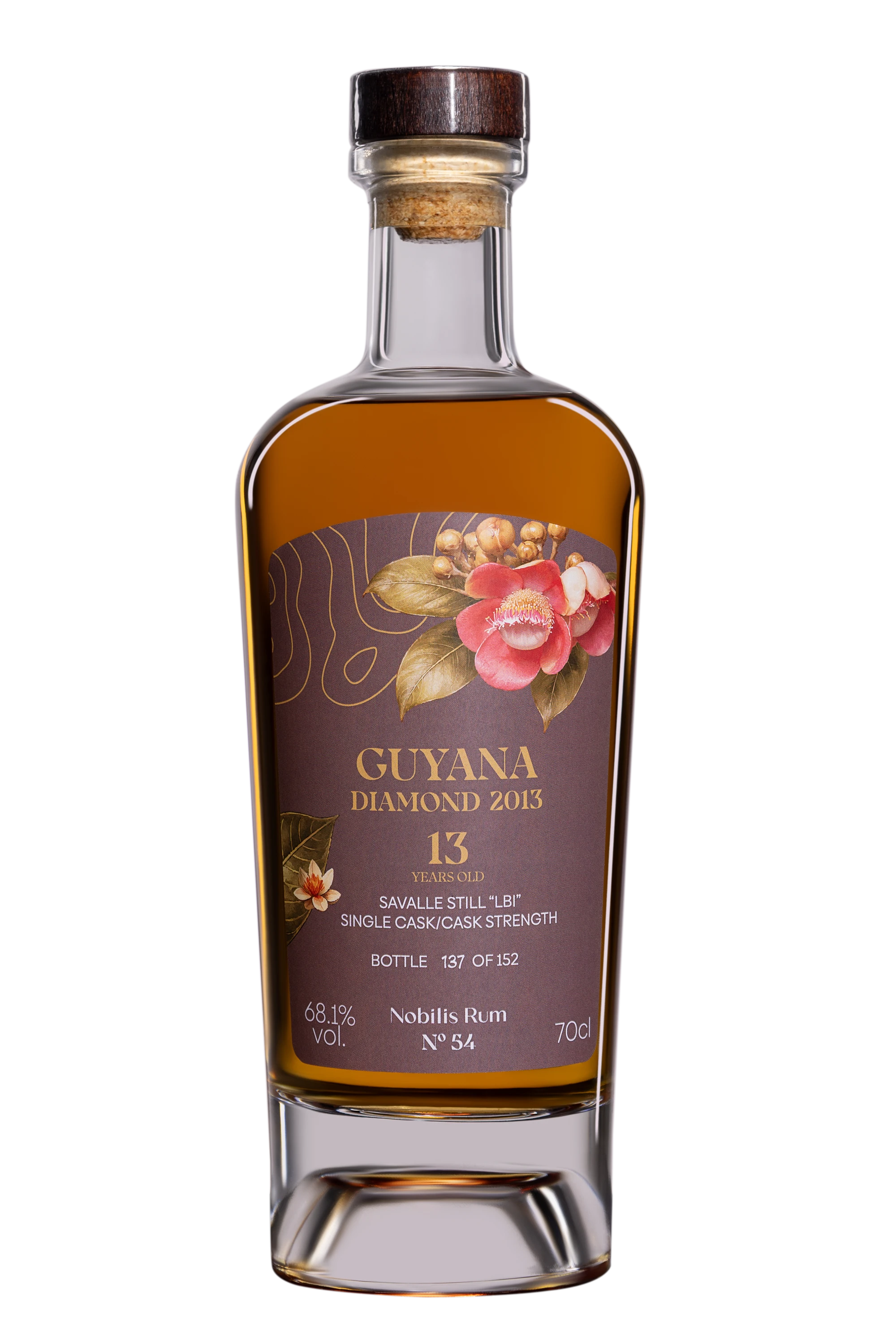 Nobilis Rum - Molasses British Guyana Rhum "13 Ans La Bonne Intention" Brun 68.1° Giftbox, 70cl